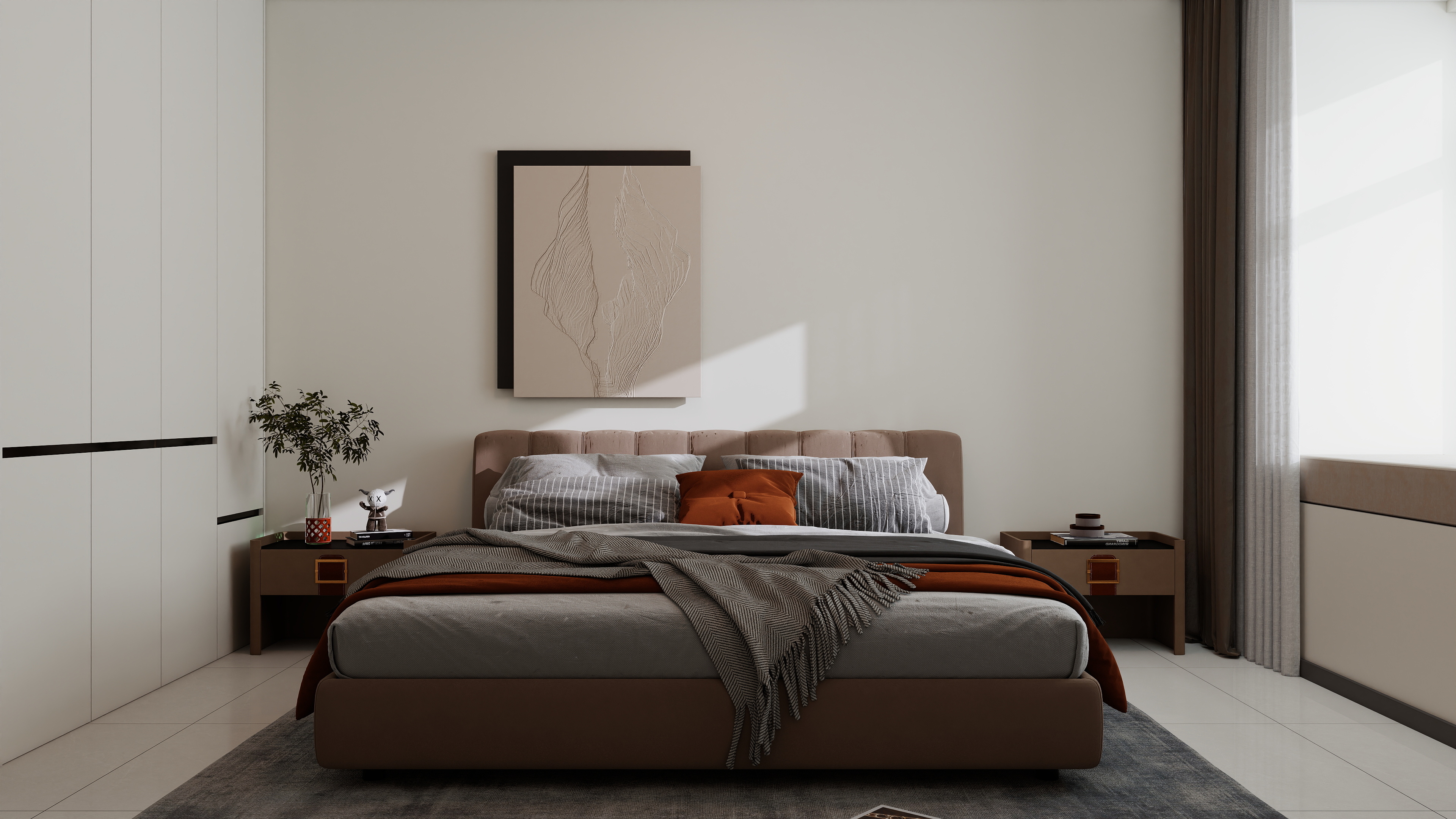 李佳洋-绿宝雅苑112平现代3室装修效果图