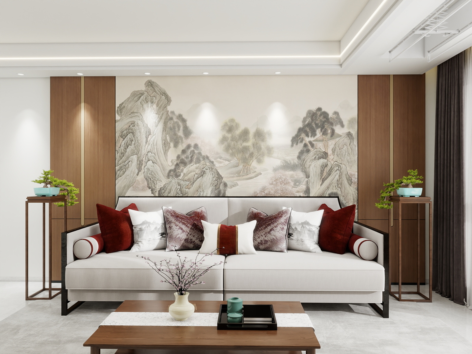 500一套_韩昊霖-新中式风格装修效果图