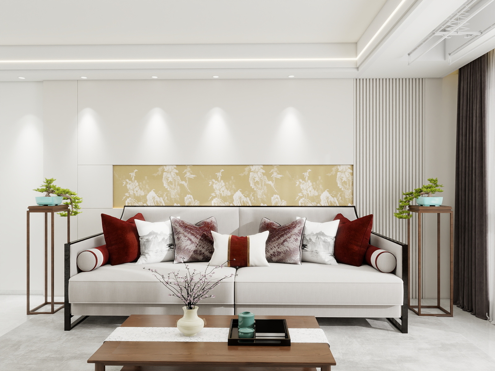 500一套_韩昊霖-新中式风格装修效果图