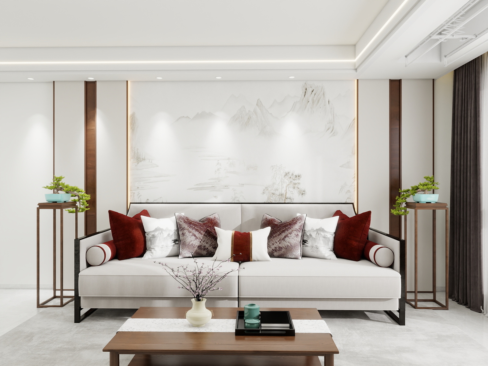 500一套_韩昊霖-新中式风格装修效果图