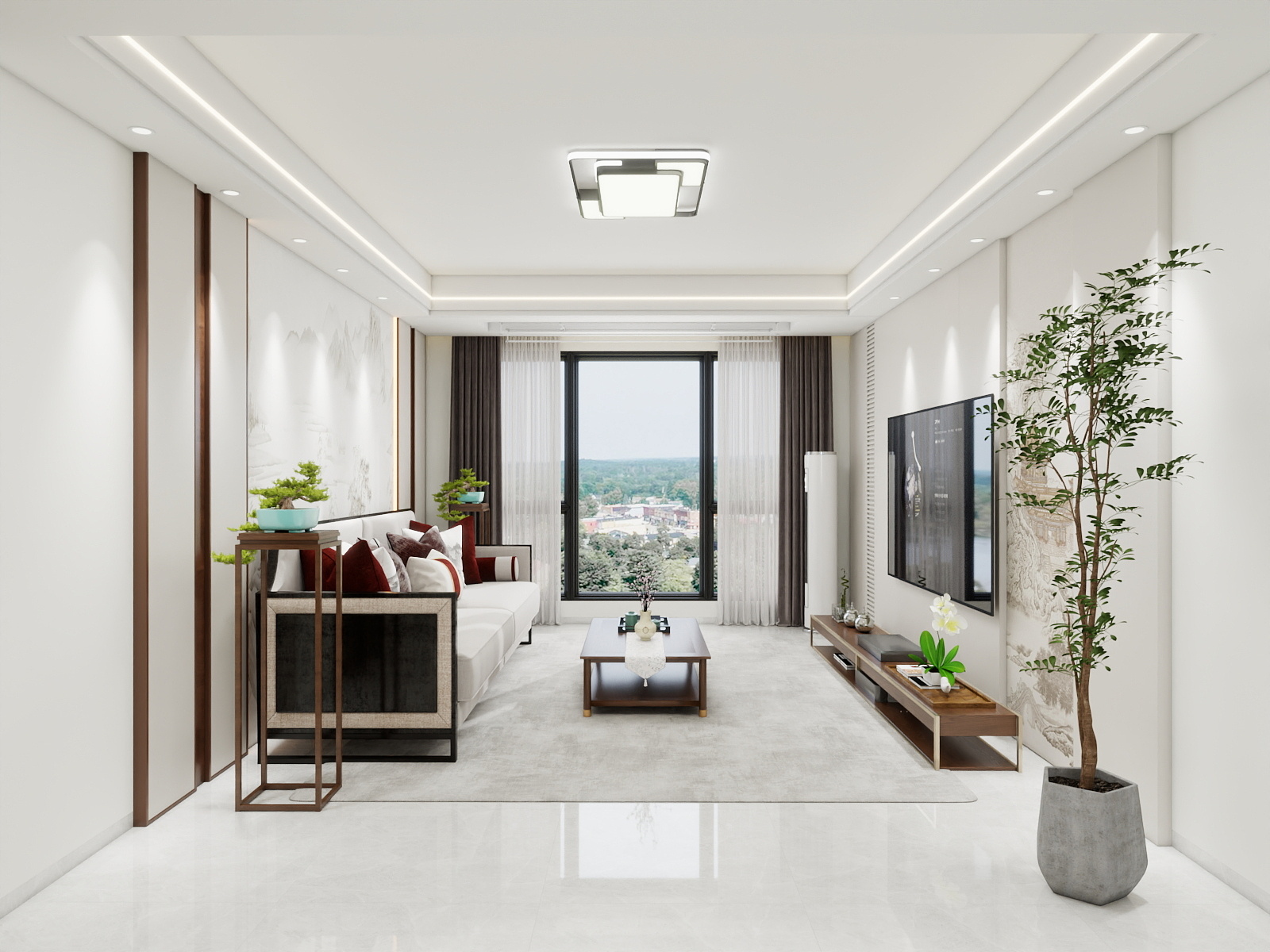 500一套_韩昊霖-新中式风格装修效果图