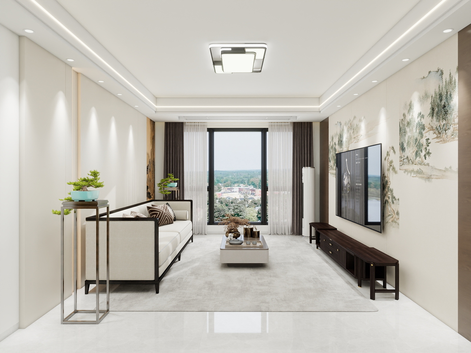 500一套_韩昊霖-新中式风格装修效果图