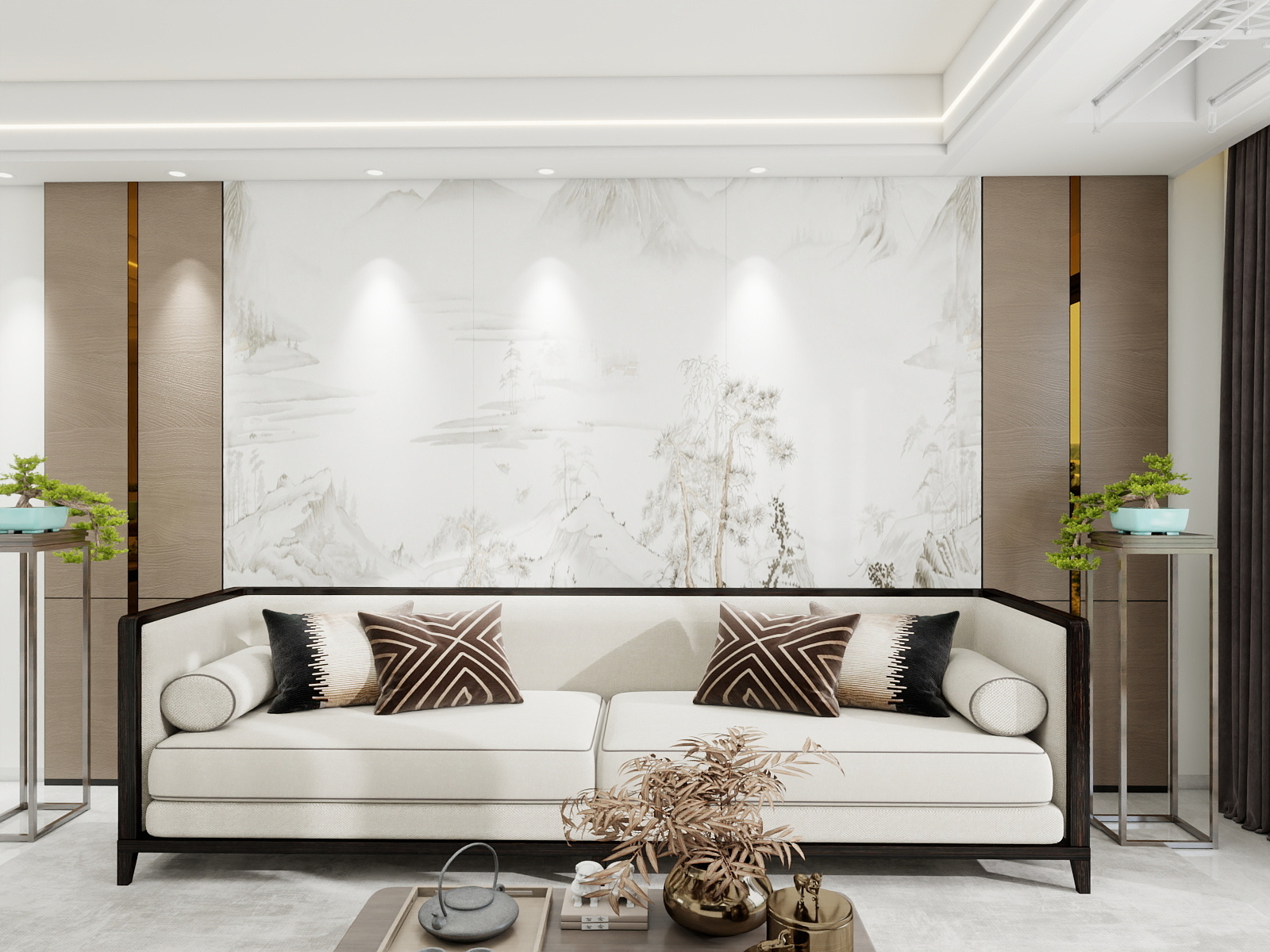 500一套_韩昊霖-新中式风格装修效果图