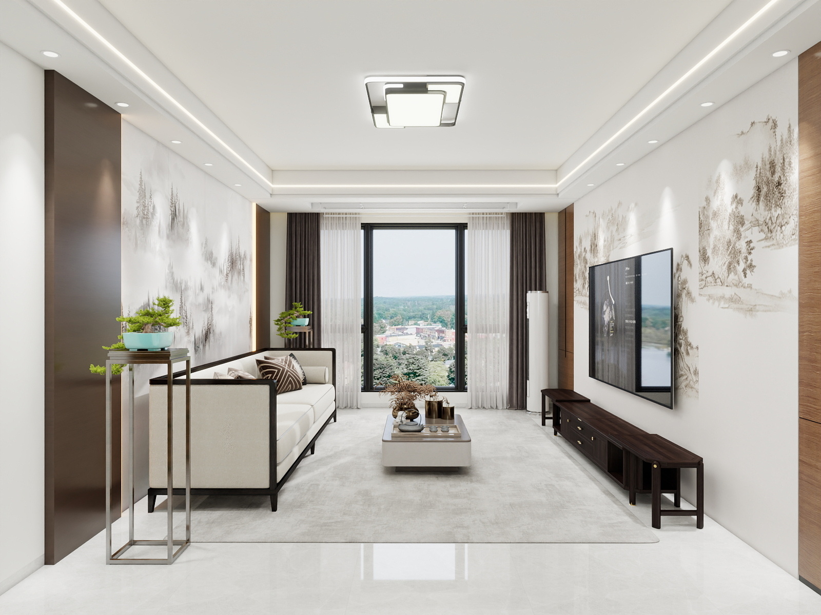 500一套_韩昊霖-新中式风格装修效果图