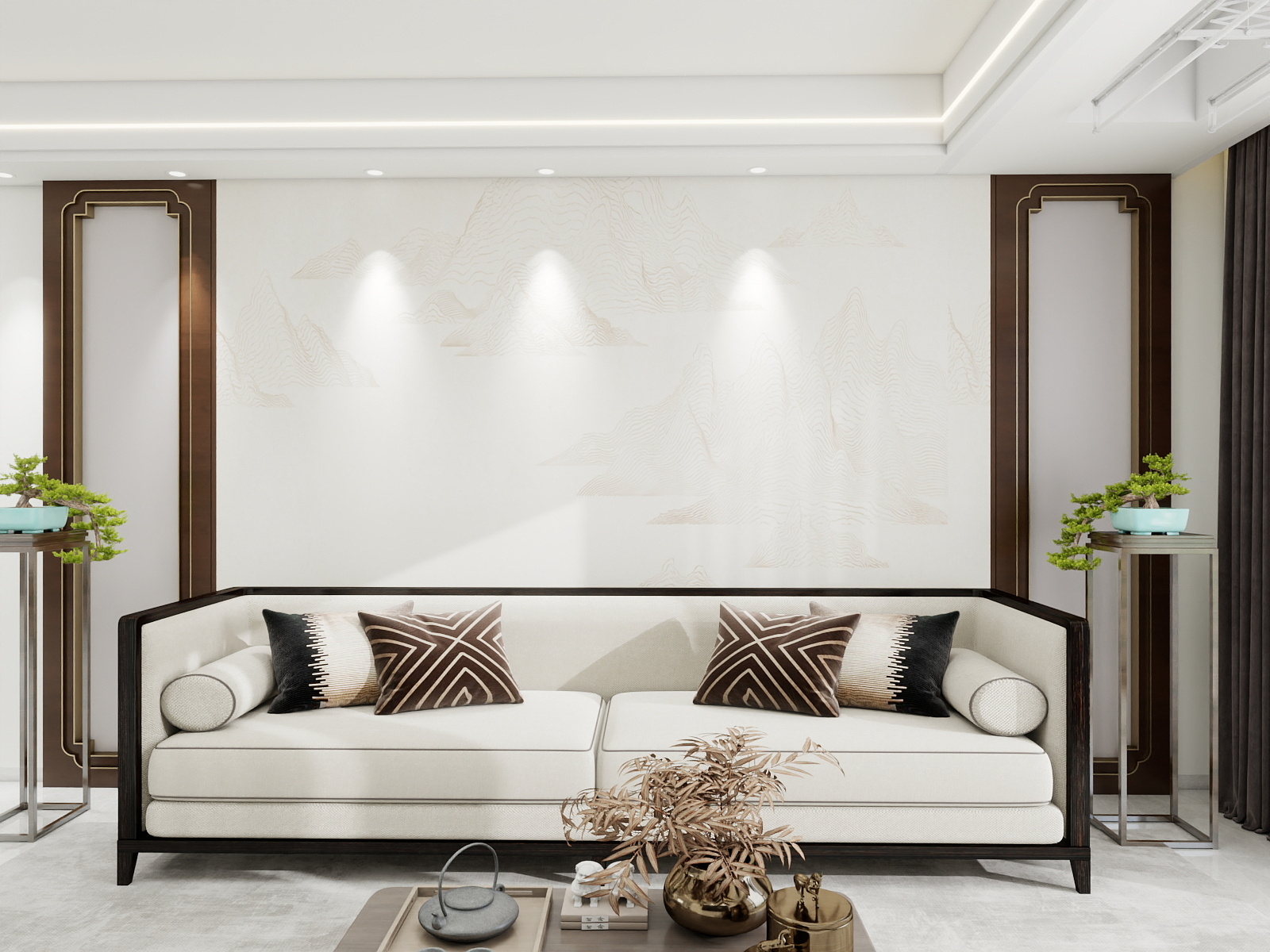 500一套_韩昊霖-新中式风格装修效果图