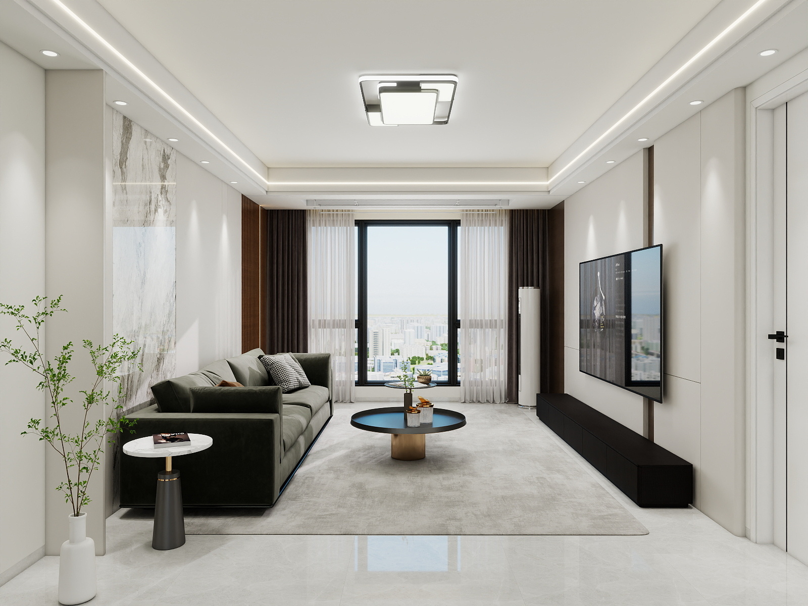 500一套_韩昊霖-现代风格装修效果图