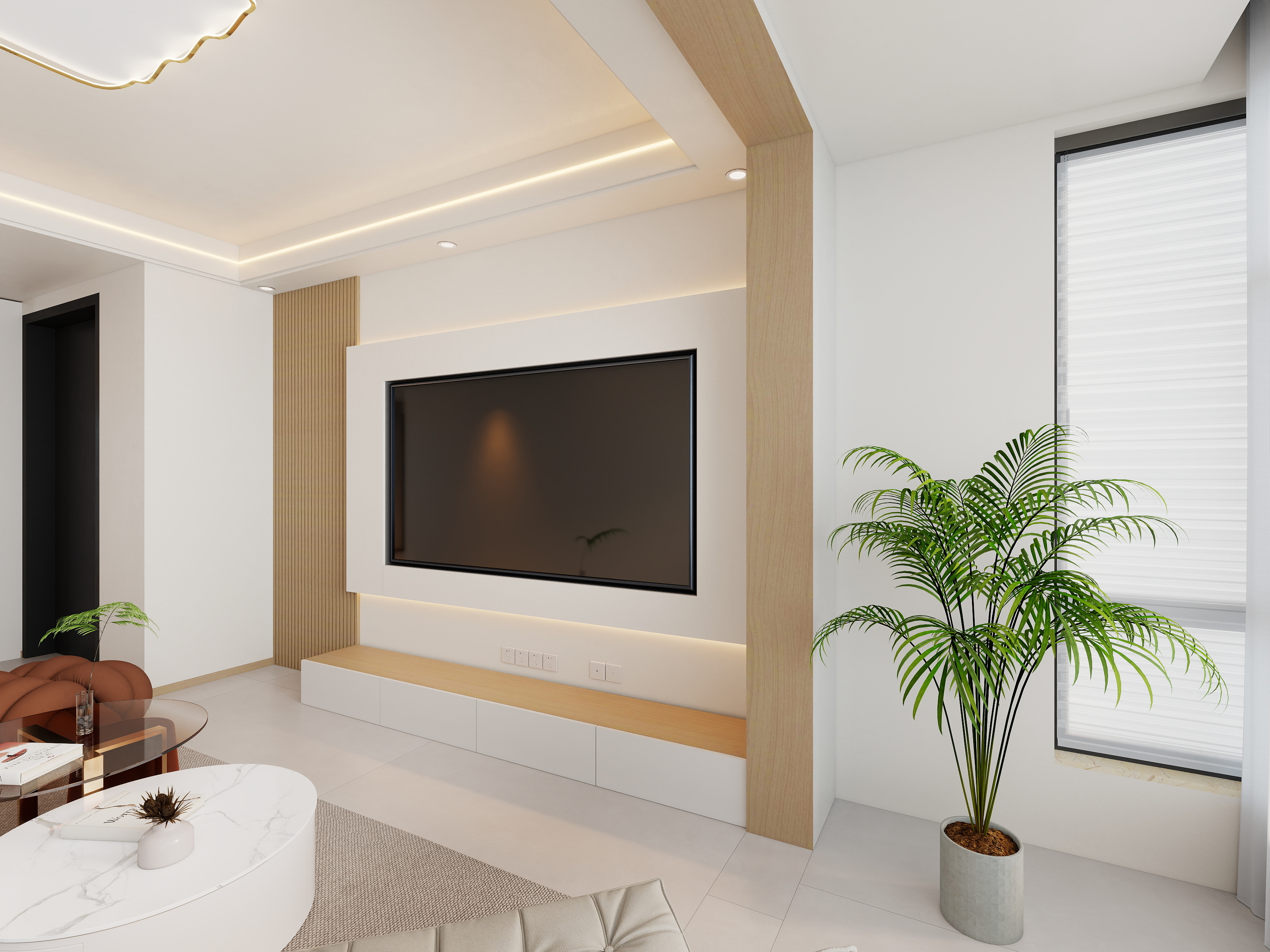 艺雅丽-127平现代简约 装修效果图