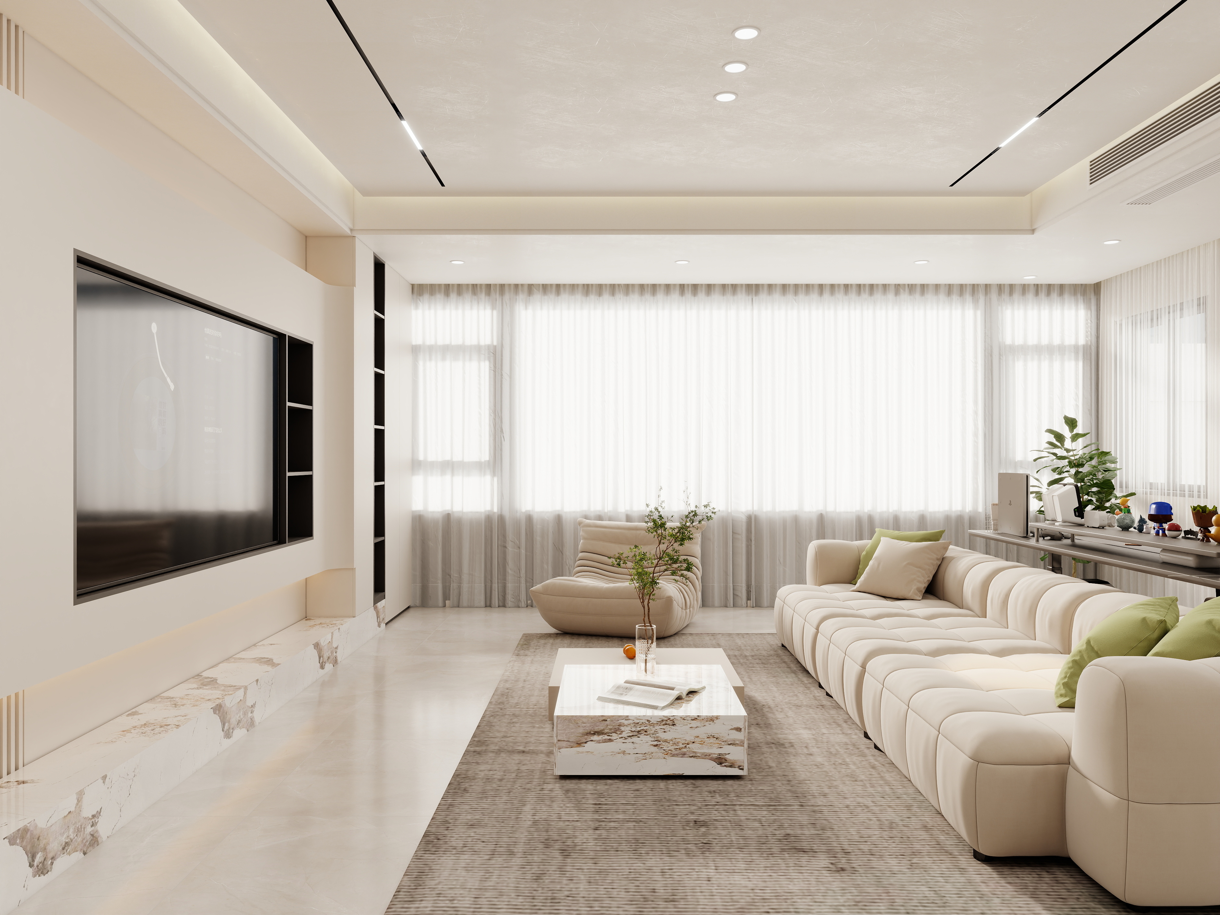 壹诺设计工作室-现代简约装修效果图