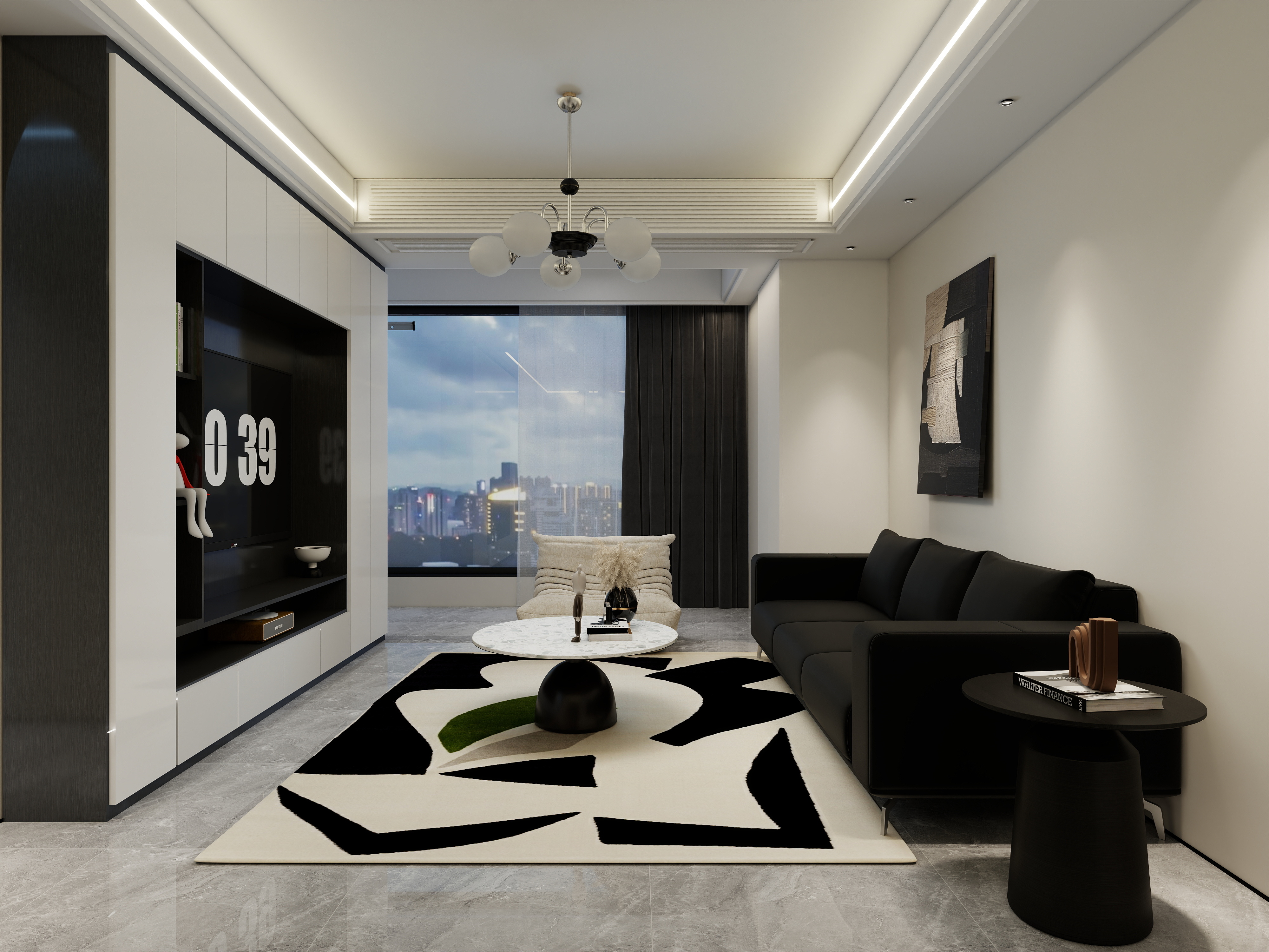 宋艳-现代简约风-装修设计方案