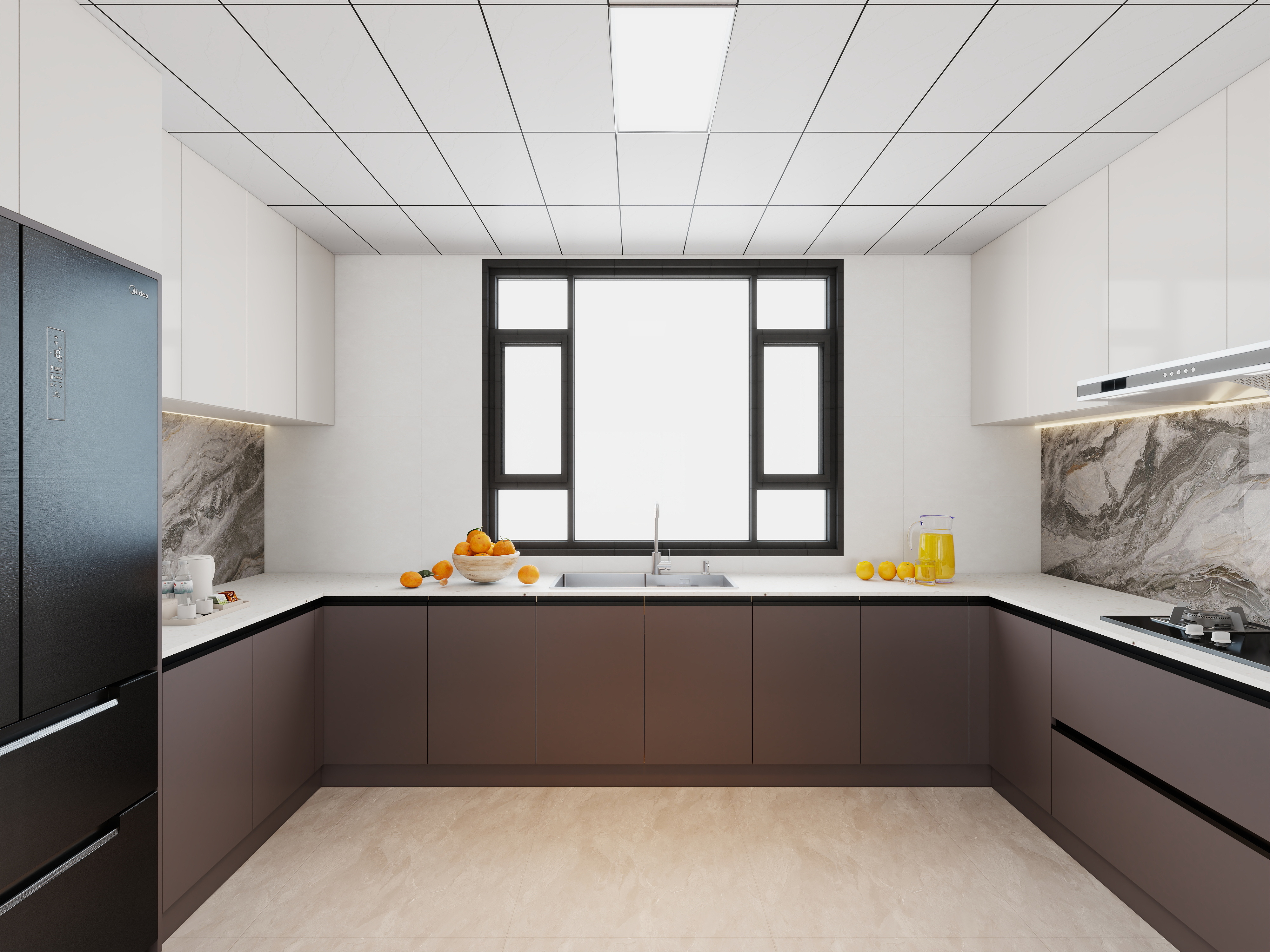 艺雅丽-133平现代简约装修效果图