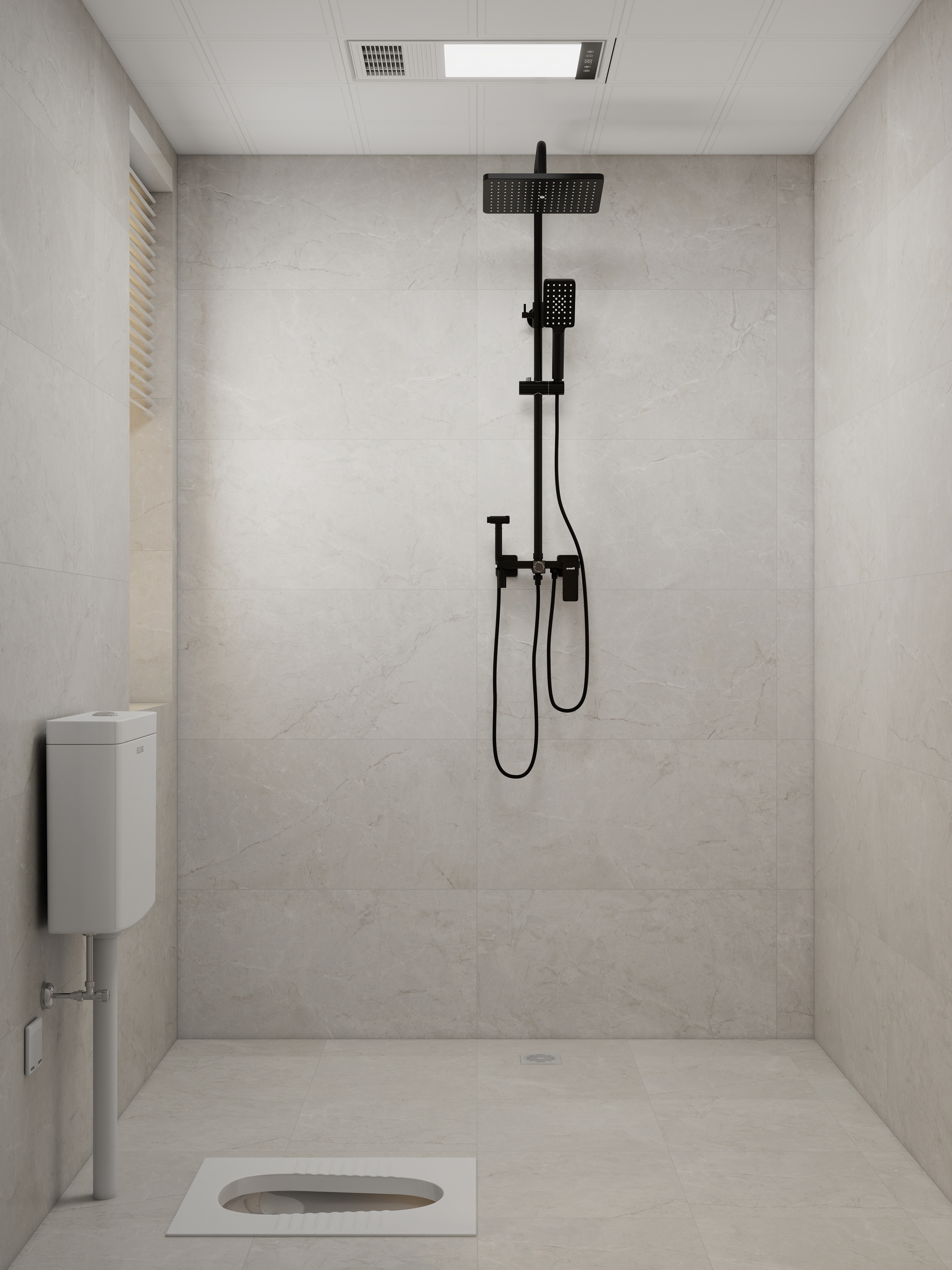 设计师珂源-美联奥公馆奶油112㎡3室一层次卫装修效果图第2张