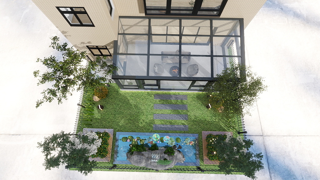 飞哥设计666-户外园林设计-装修设计方案