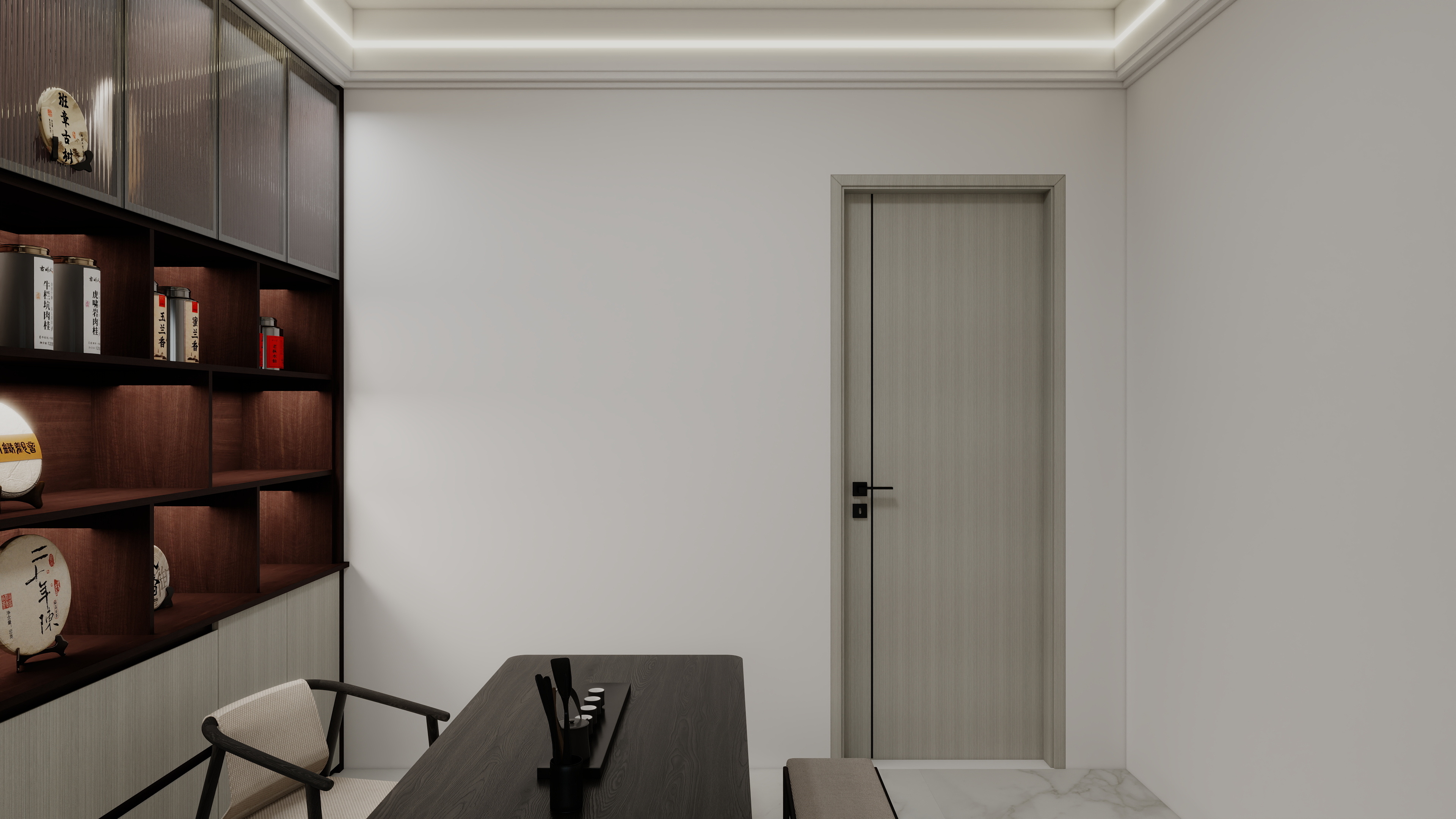 珈源工作室-现代简约。后现代一层阳台装修效果图第1张