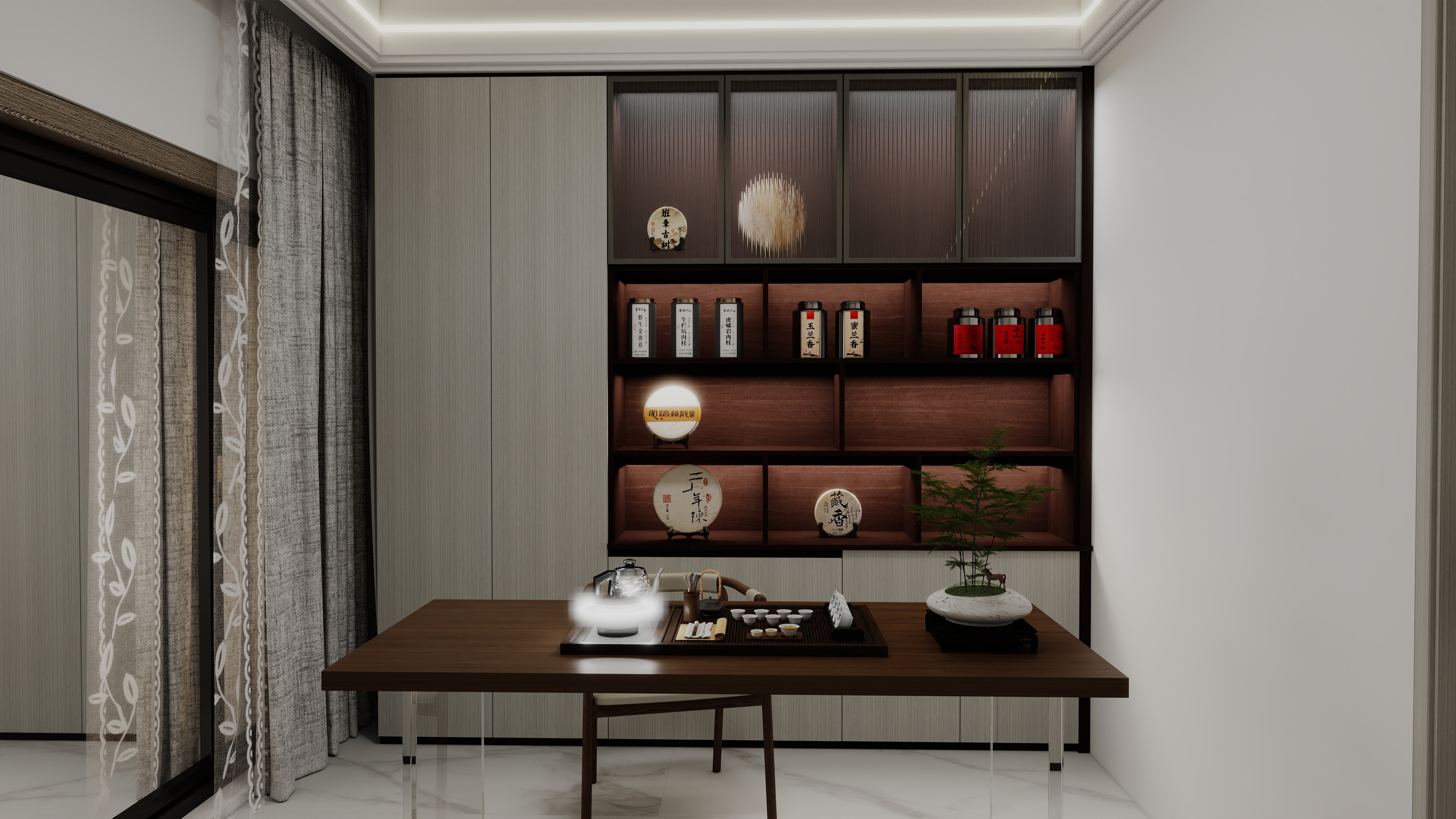 珈源工作室-现代简约。后现代一层阳台装修效果图第3张