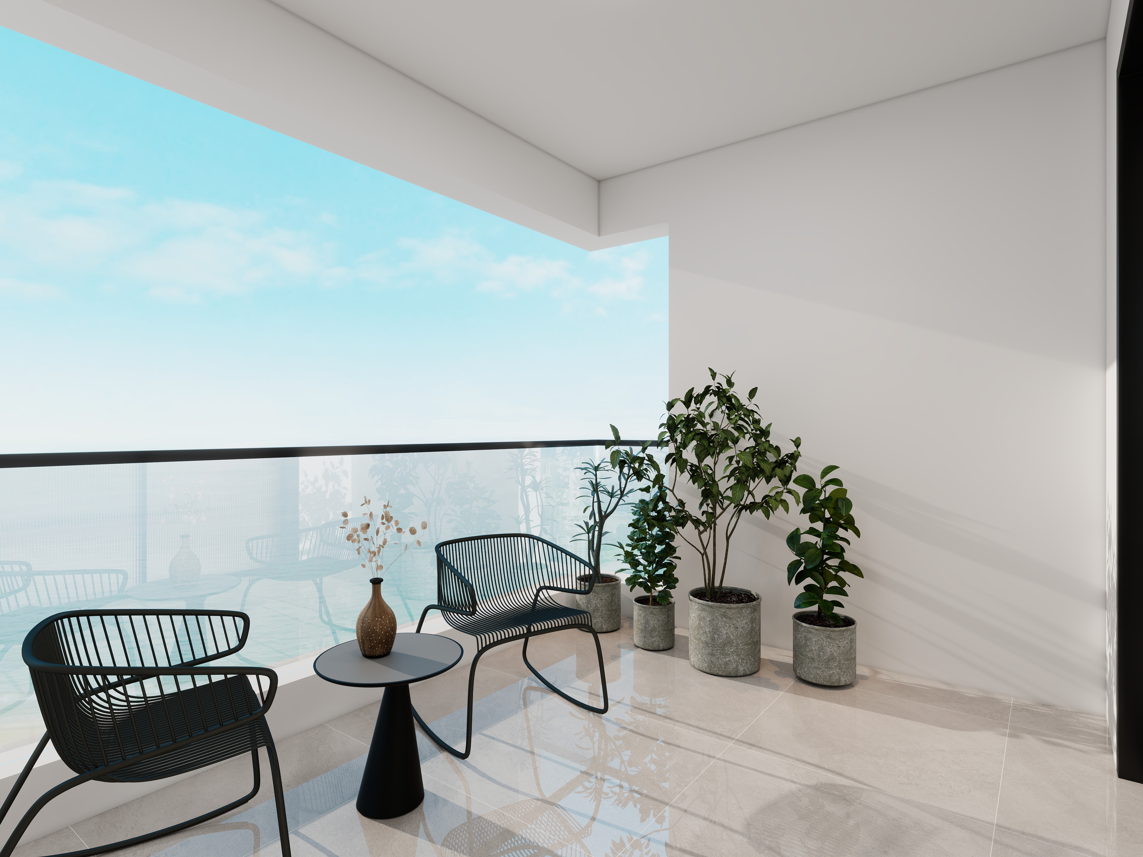 果乐设计-130方现代简约三居室装修效果图