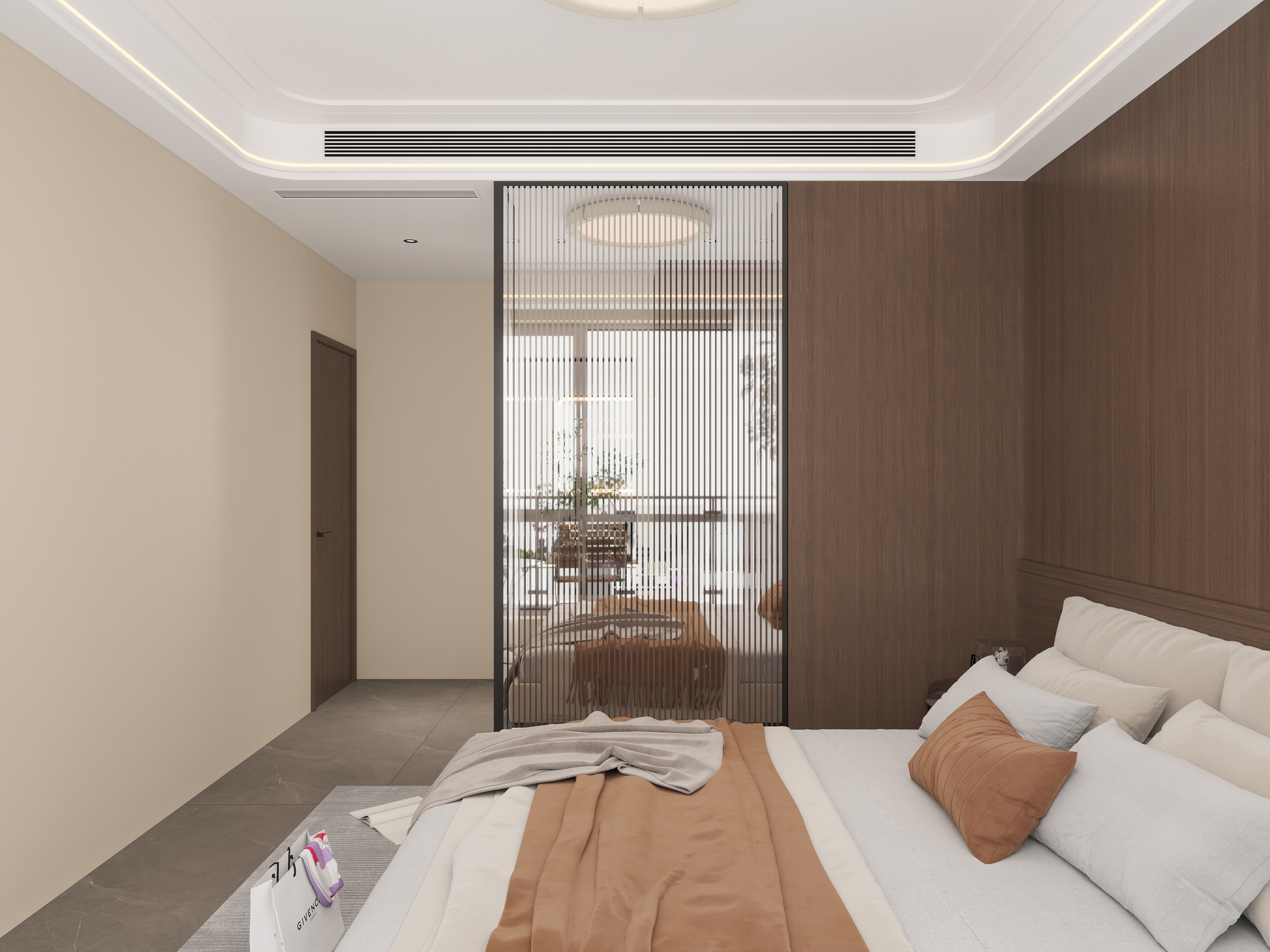 雷超-保利天珺143一层主卧装修效果图第2张