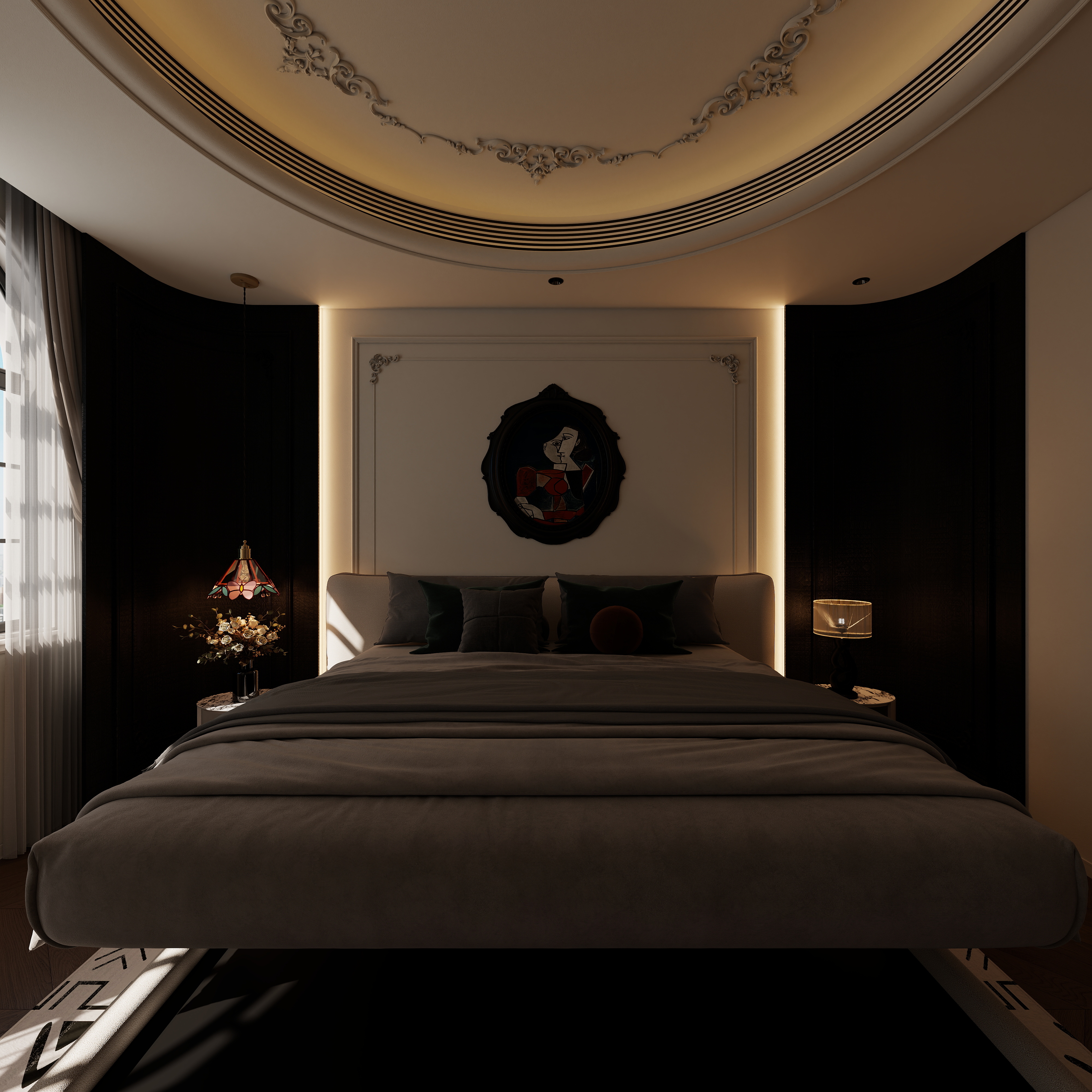 星空设计500一套-混搭168㎡3室二层次卧装修效果图第4张