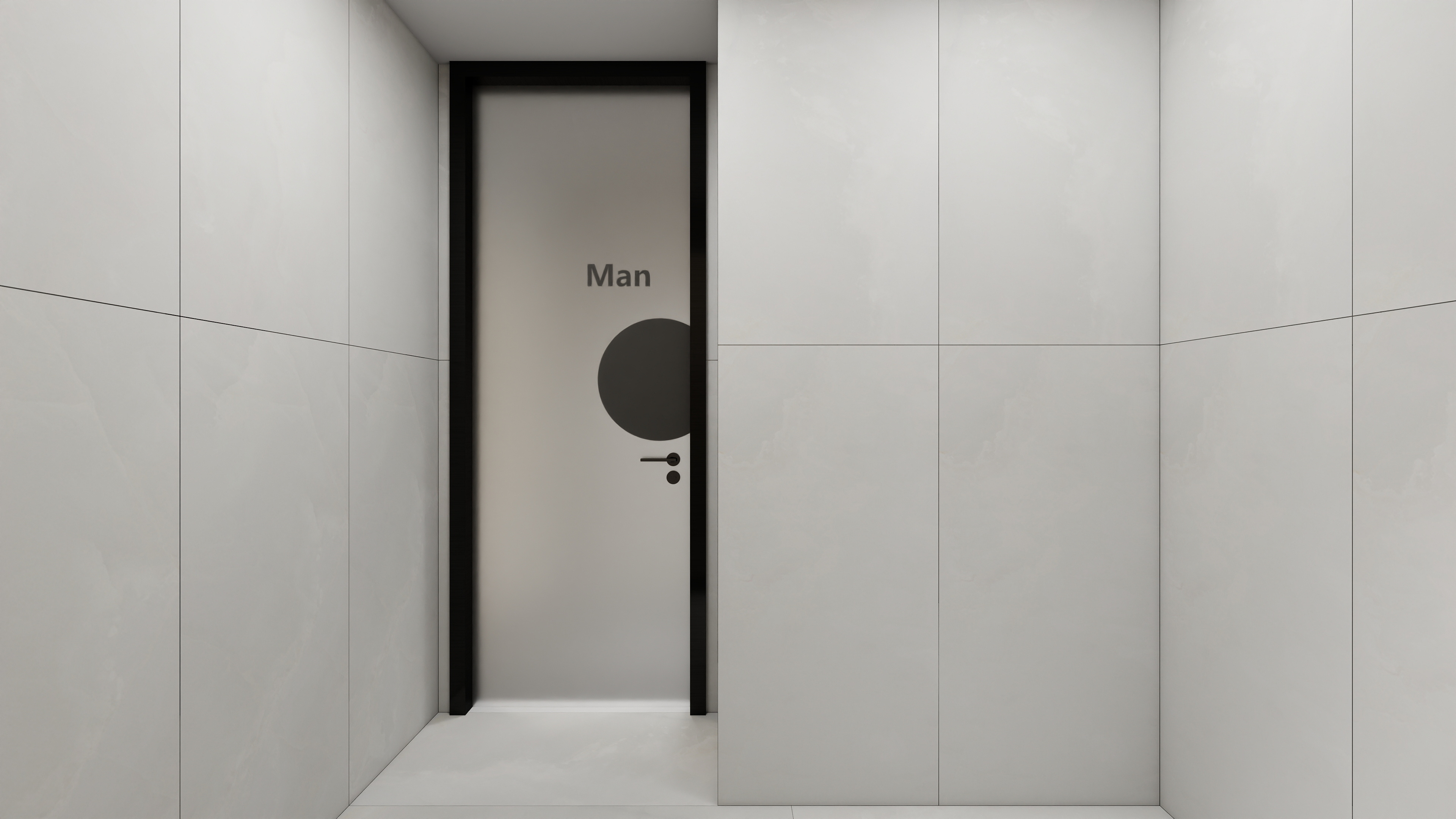 神马云在线-937.55m办公方案一层女卫生间装修效果图第1张