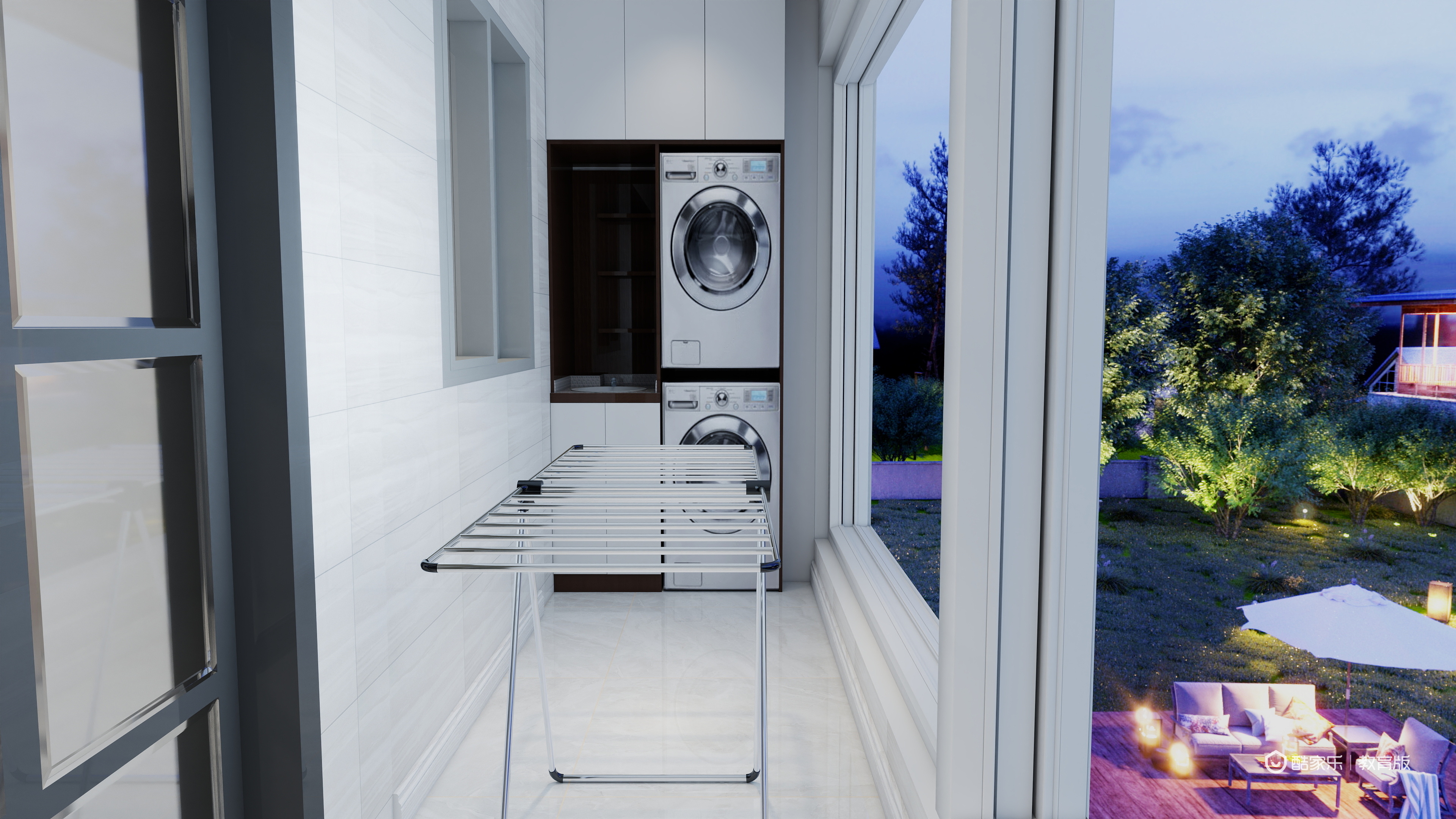 殷涵俊-湖州职业技术学院—殷涵俊一层生活阳台装修效果图第1张