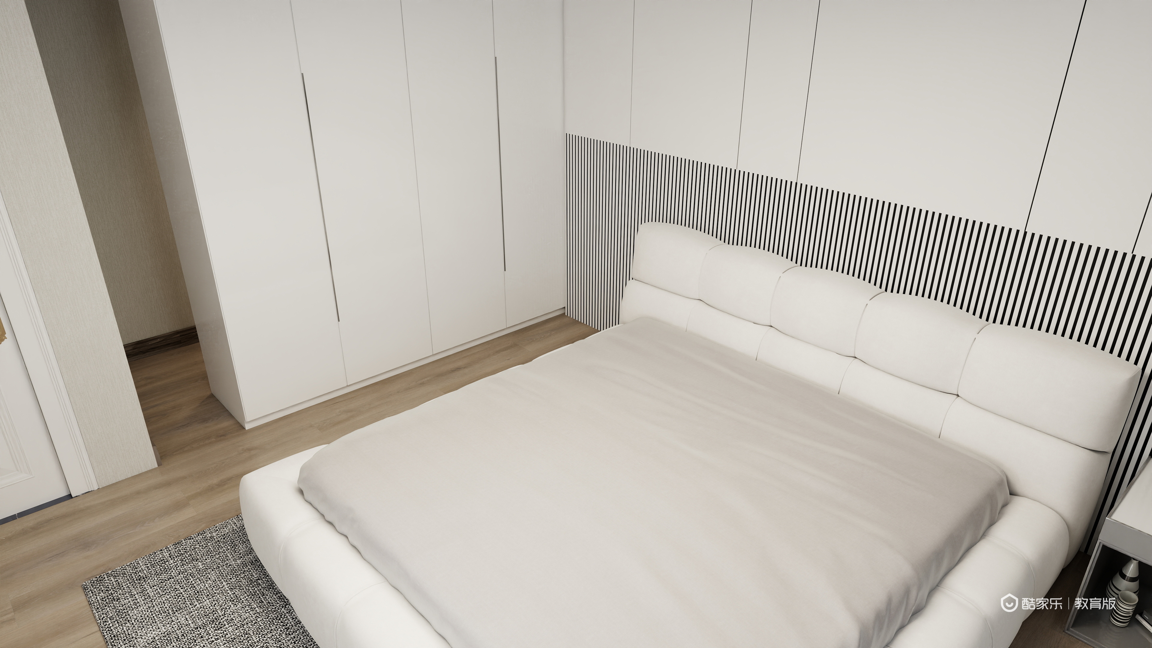 殷涵俊-湖州职业技术学院—殷涵俊一层主卧装修效果图第2张