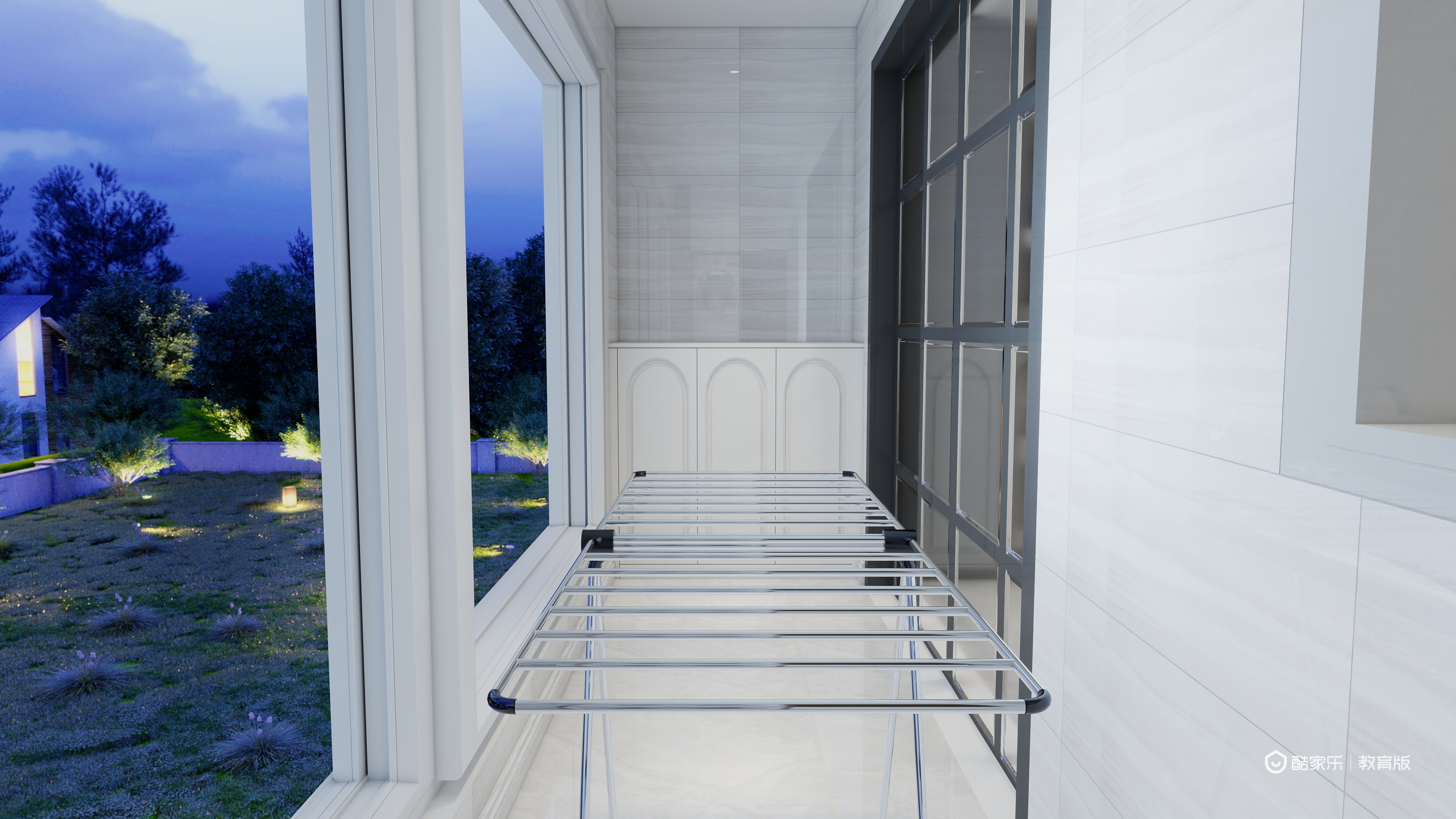 殷涵俊-湖州职业技术学院—殷涵俊一层生活阳台装修效果图第2张