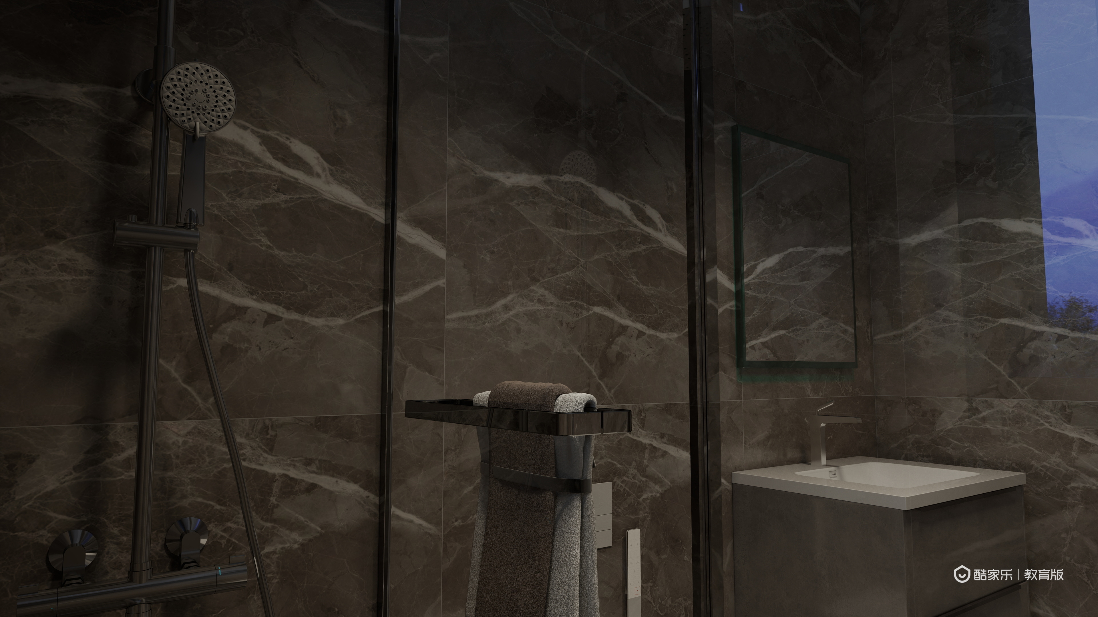 殷涵俊-湖州职业技术学院—殷涵俊一层次卫装修效果图第2张