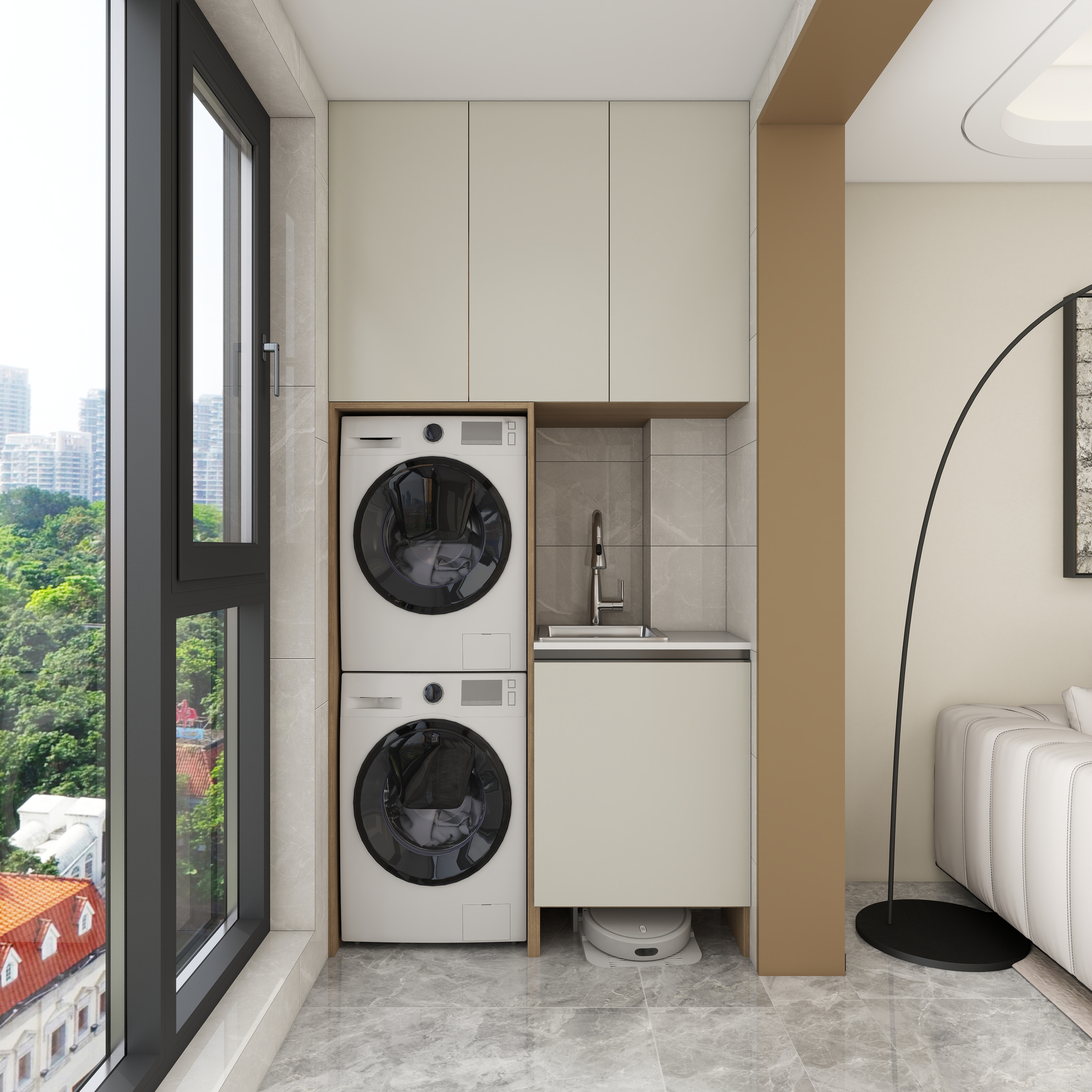 知现在77-144㎡4室装修效果图