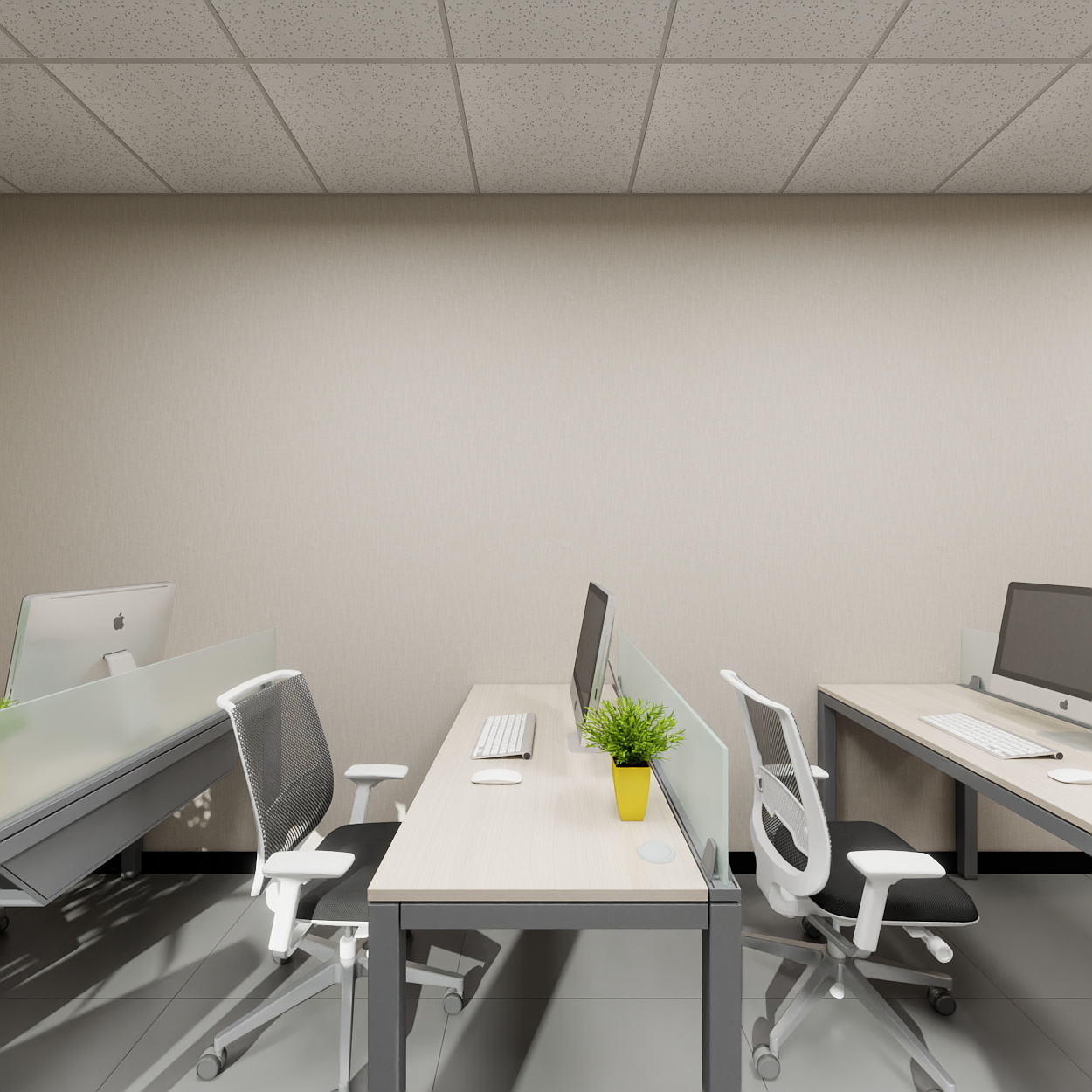 神马云在线-937.55m办公方案一层司机休息室装修效果图第3张