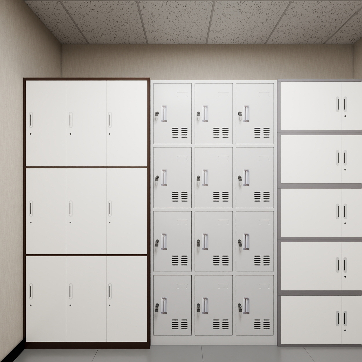 神马云在线-937.55m办公方案一层票据室装修效果图第3张