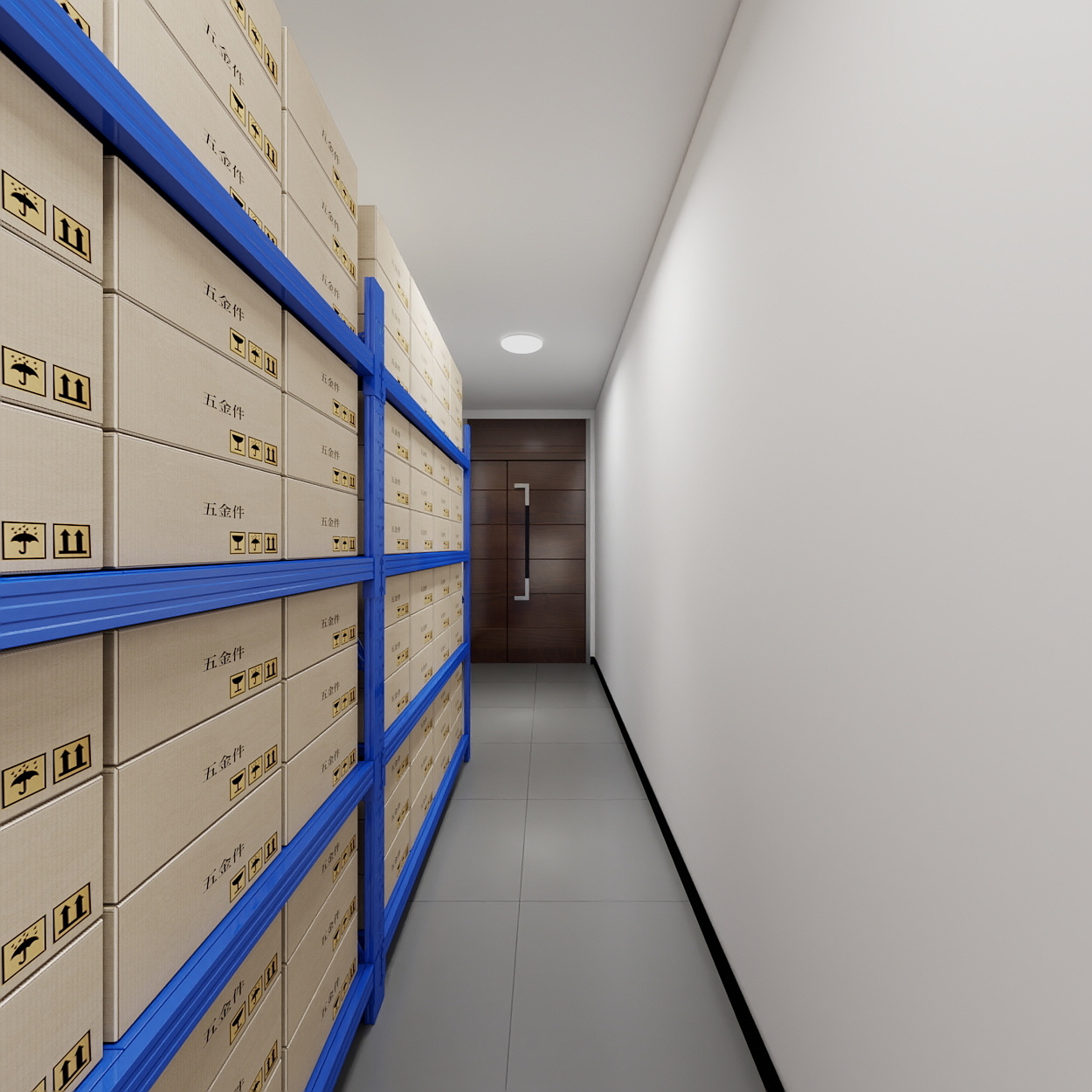 神马云在线-937.55m办公方案一层储藏间 装修效果图第3张