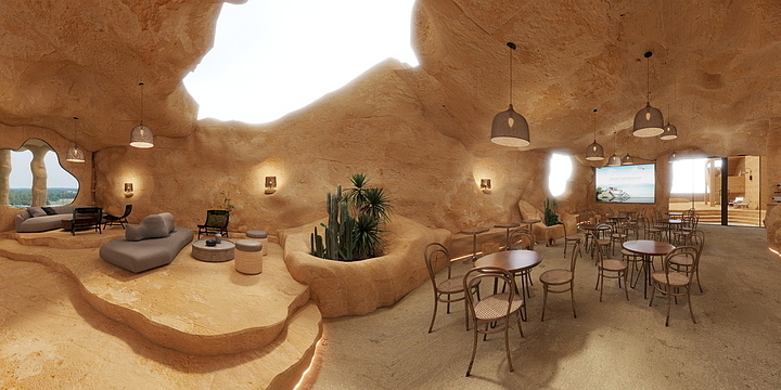 赵伟明-资深设计师-500平方温德姆酒店9楼餐厅泳池-装修设计方案