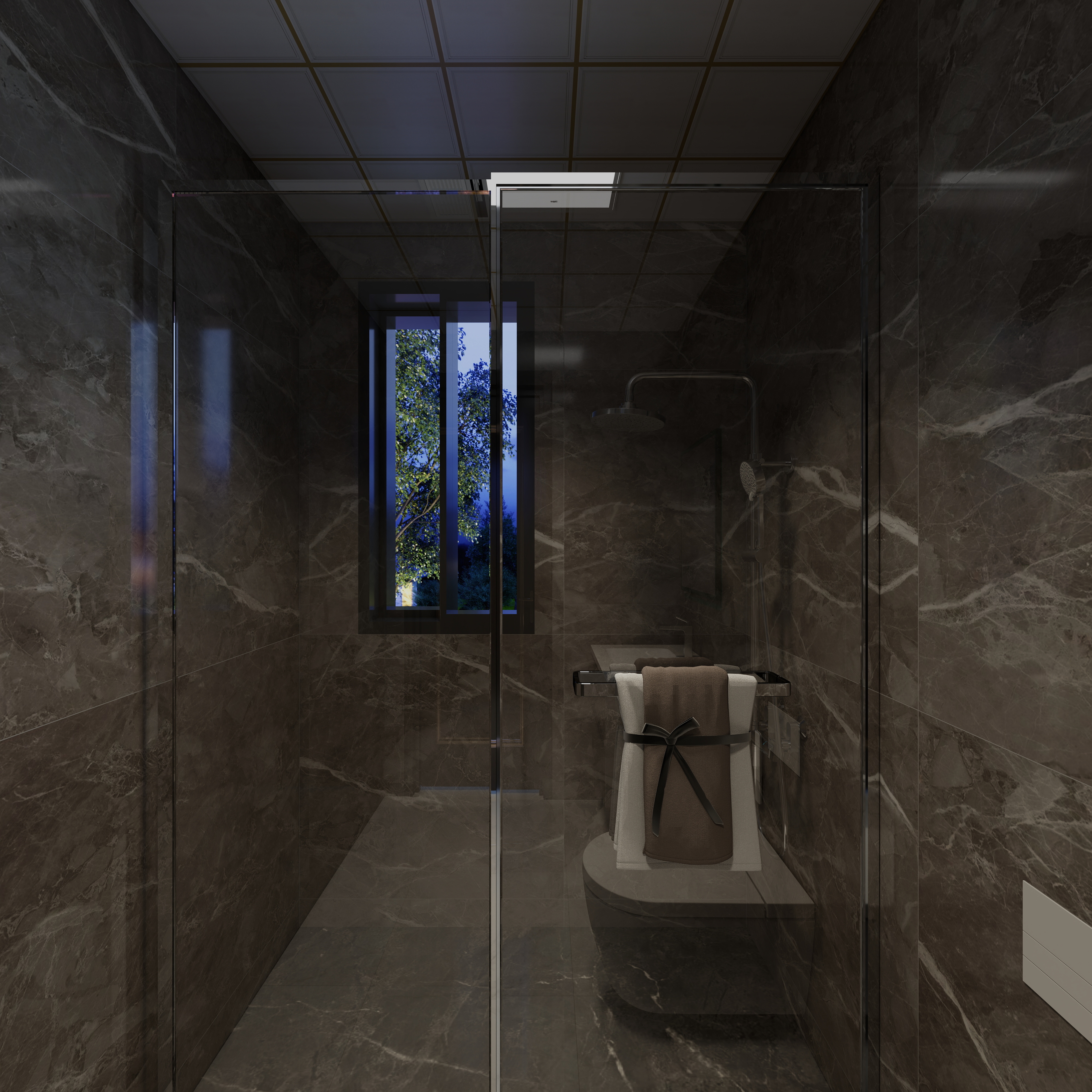 殷涵俊-湖州职业技术学院—殷涵俊一层次卫装修效果图第3张