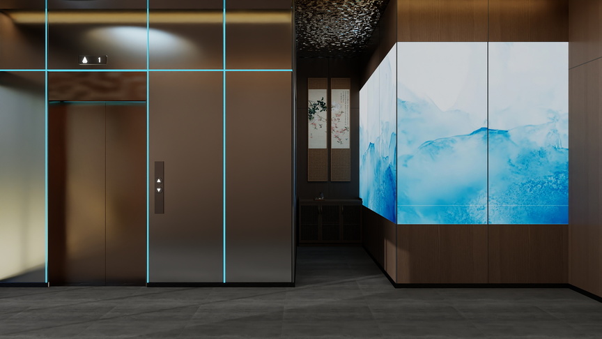 大侠设计工作室-春天里音乐餐吧一楼效果方案装修效果图