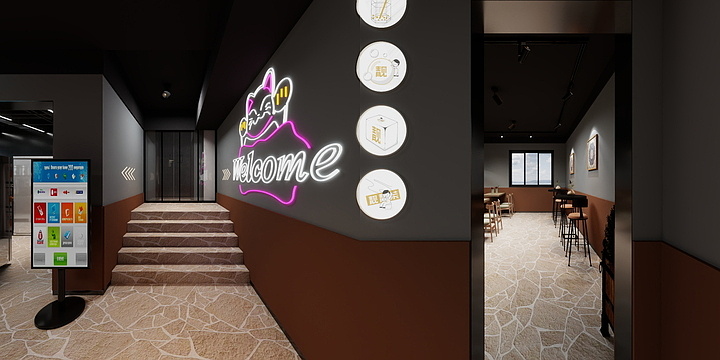 池传伟-奶茶店-装修设计方案