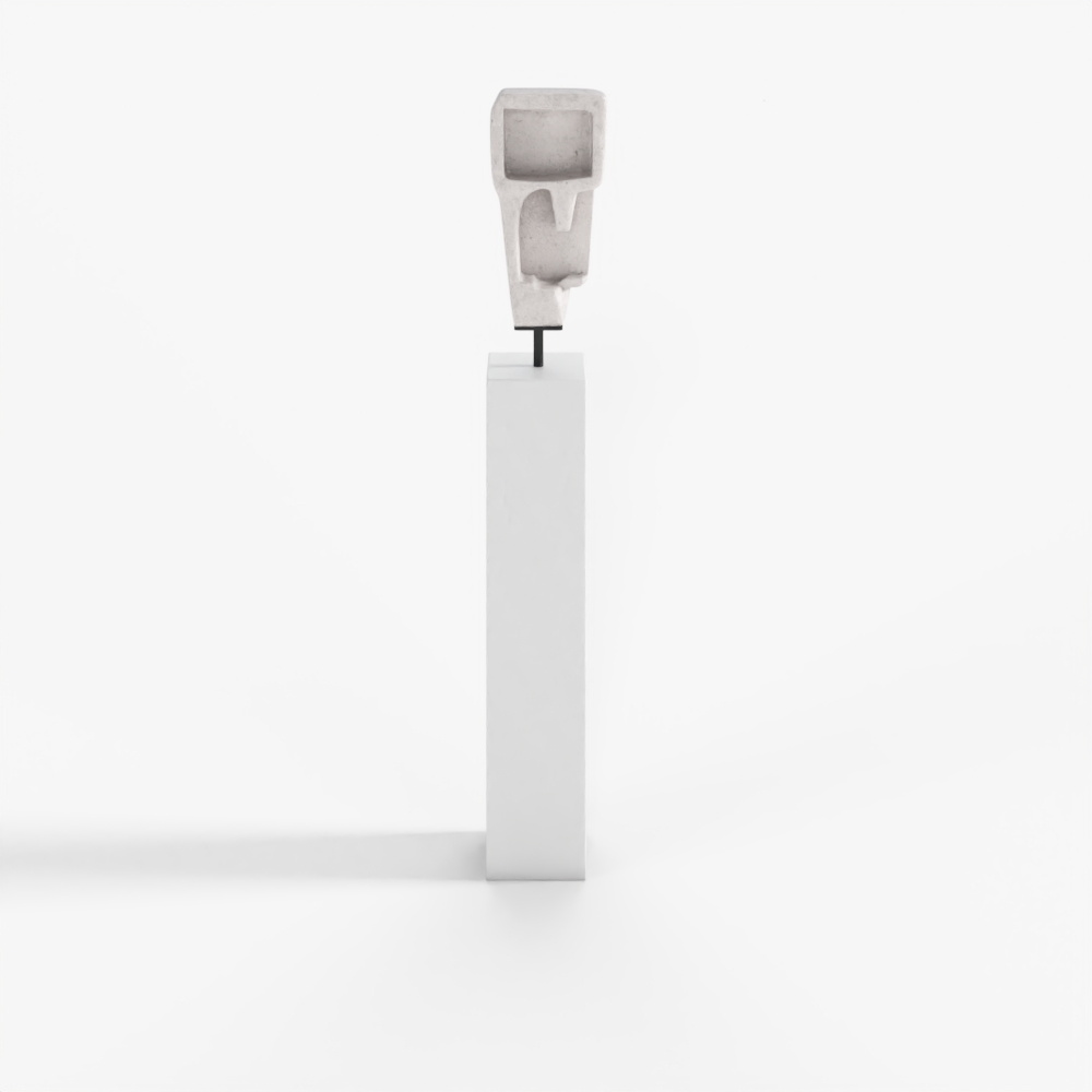 侘寂风雕塑3D模型