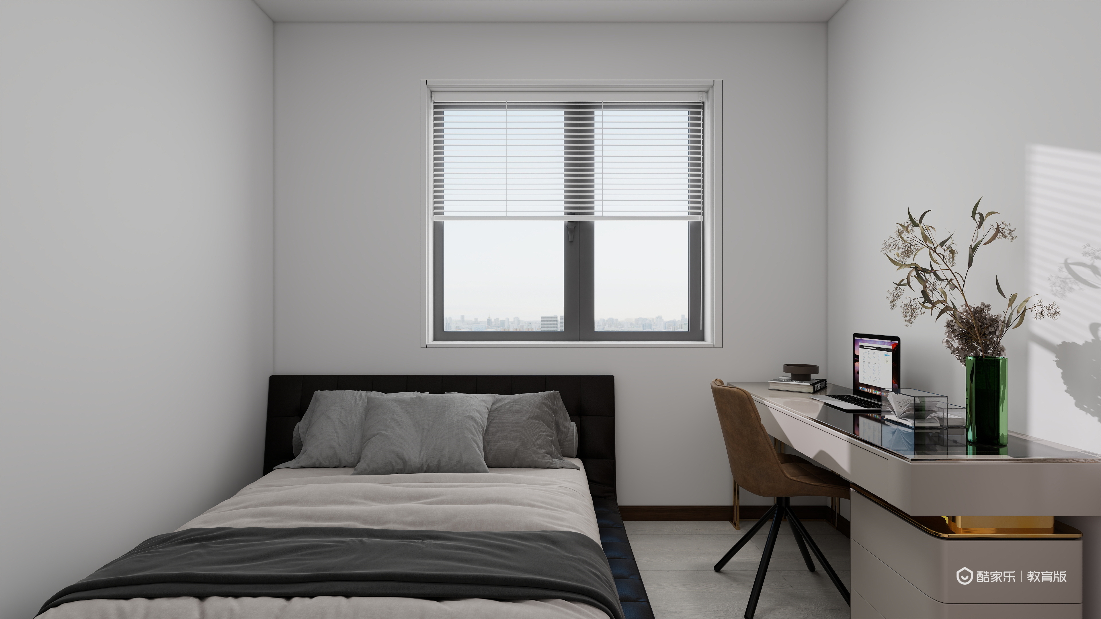 陆婧菡-杭州市建设职业学校-陆婧菡一层次卧装修效果图第2张