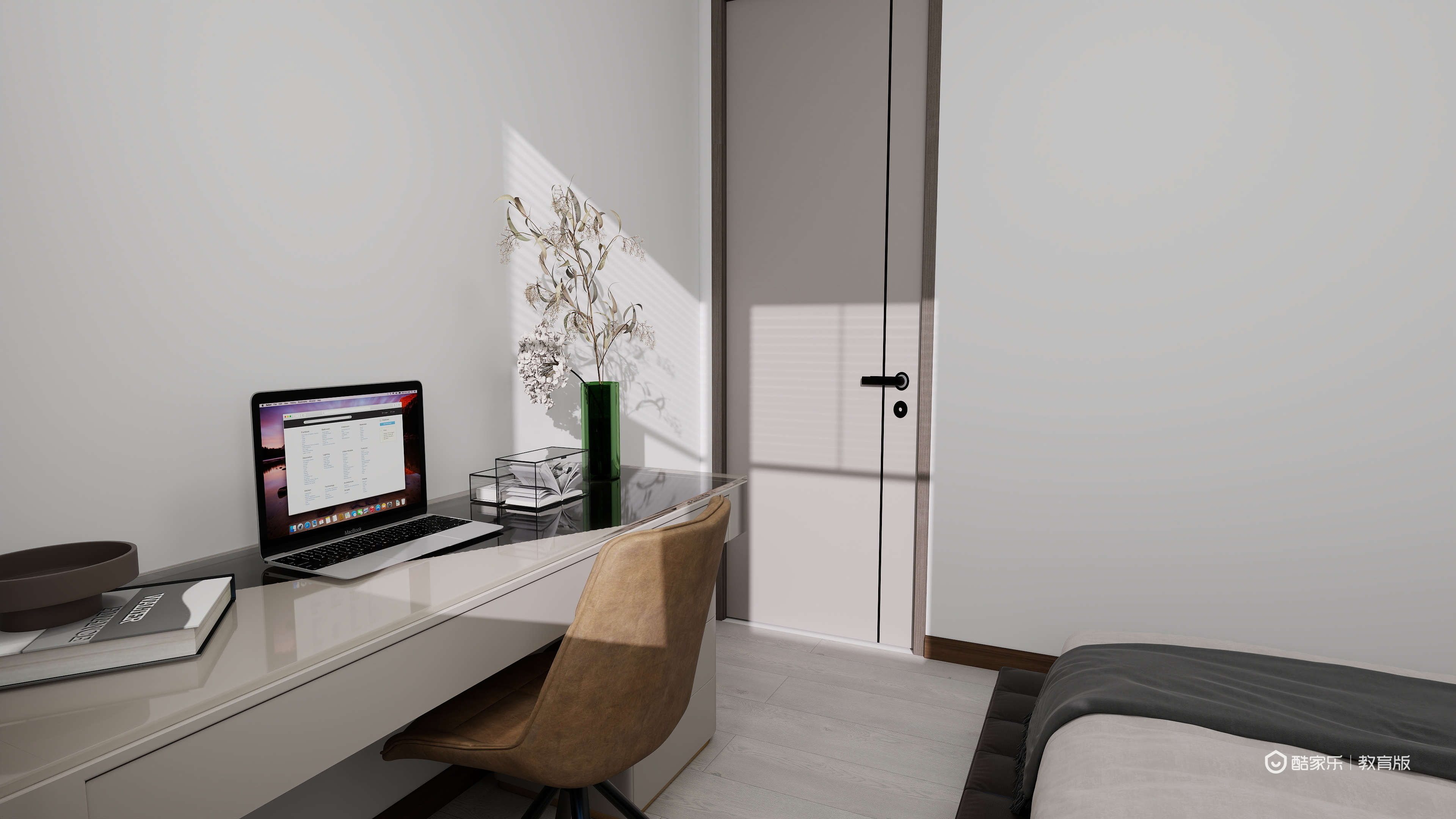 陆婧菡-杭州市建设职业学校-陆婧菡一层次卧装修效果图第1张