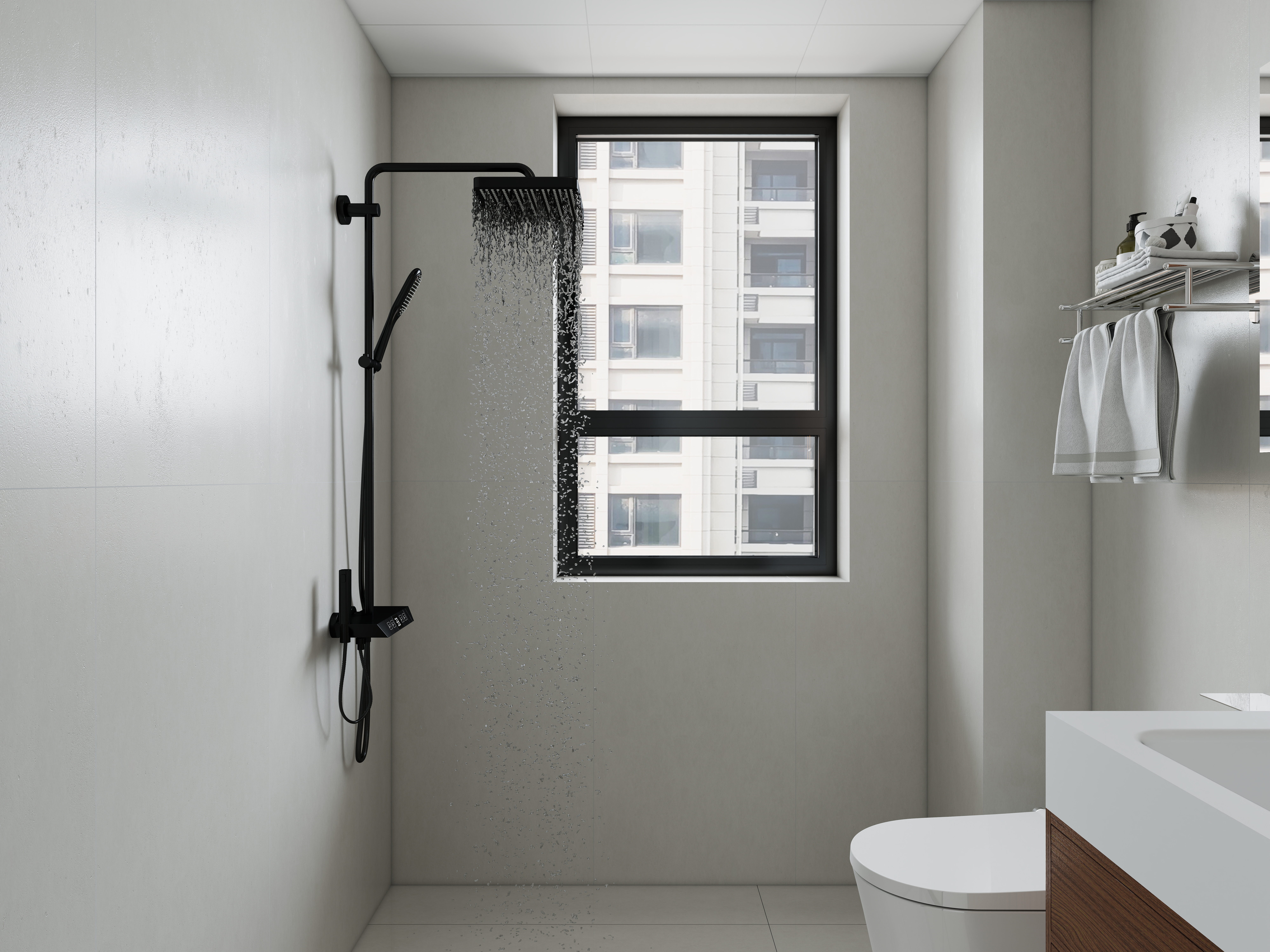 李青越-146平四室现代一层套卫装修效果图第1张