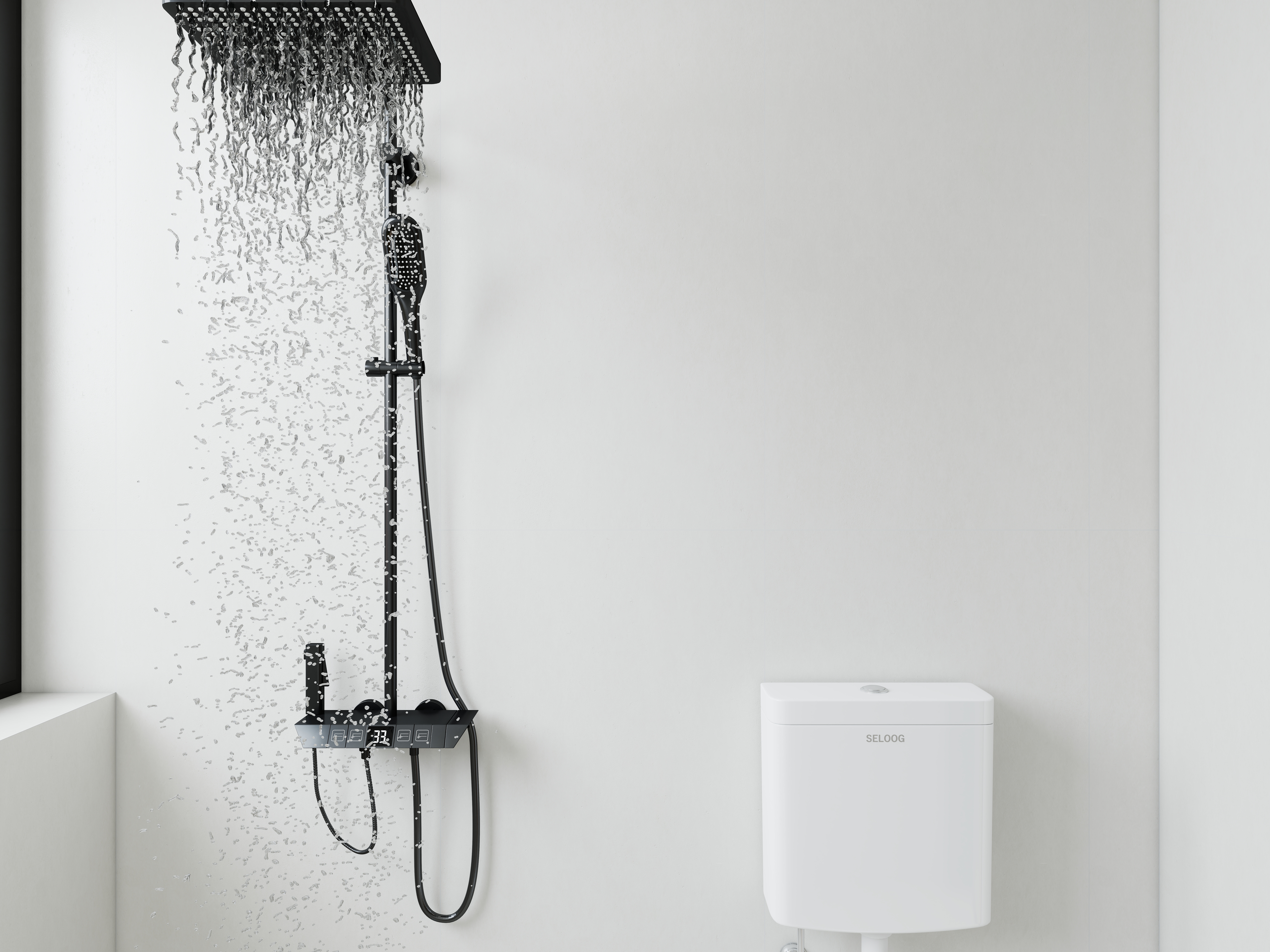 李青越-146平四室现代一层客卫装修效果图第1张