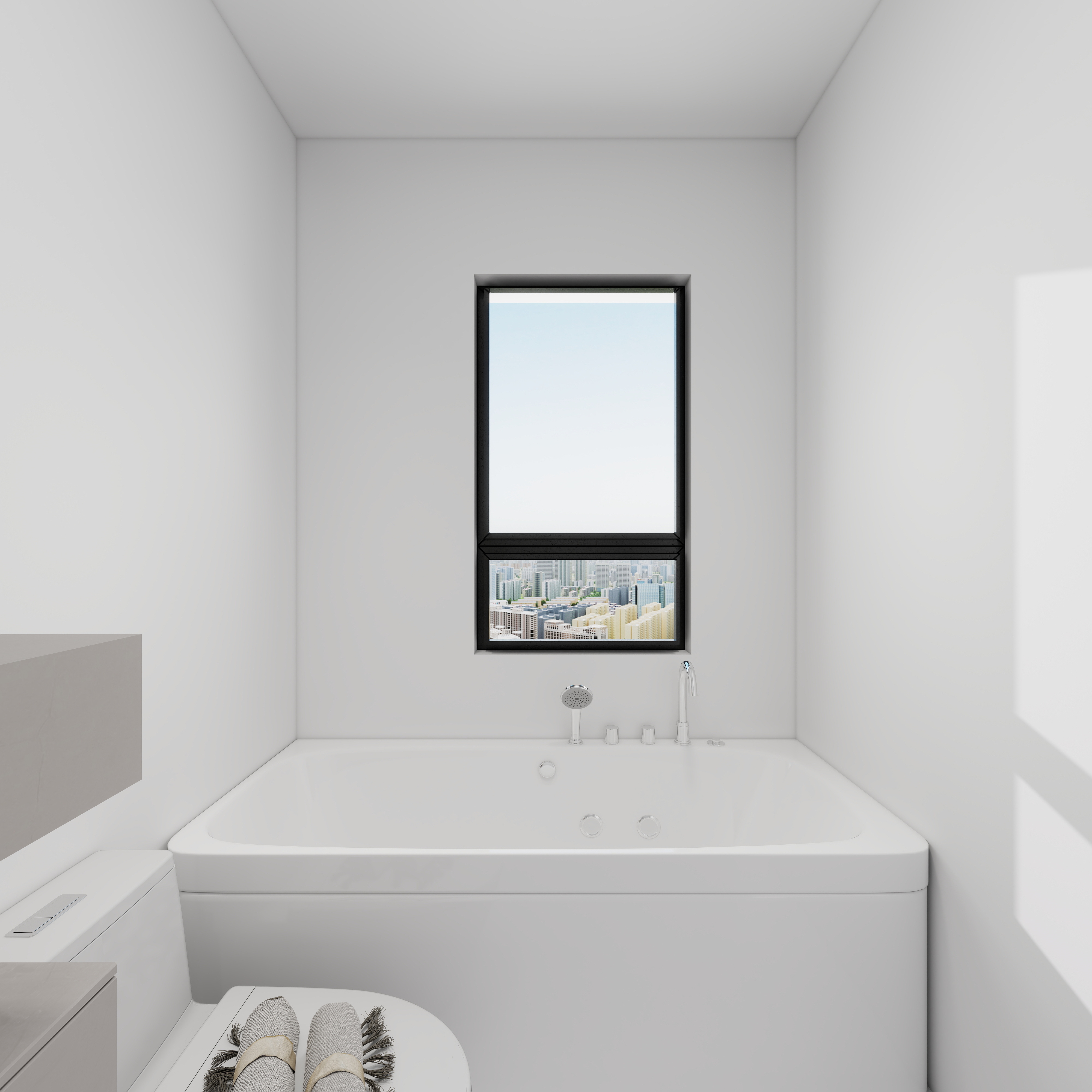 陆婧菡-杭州市建设职业学校-陆婧菡一层卫生间装修效果图第4张