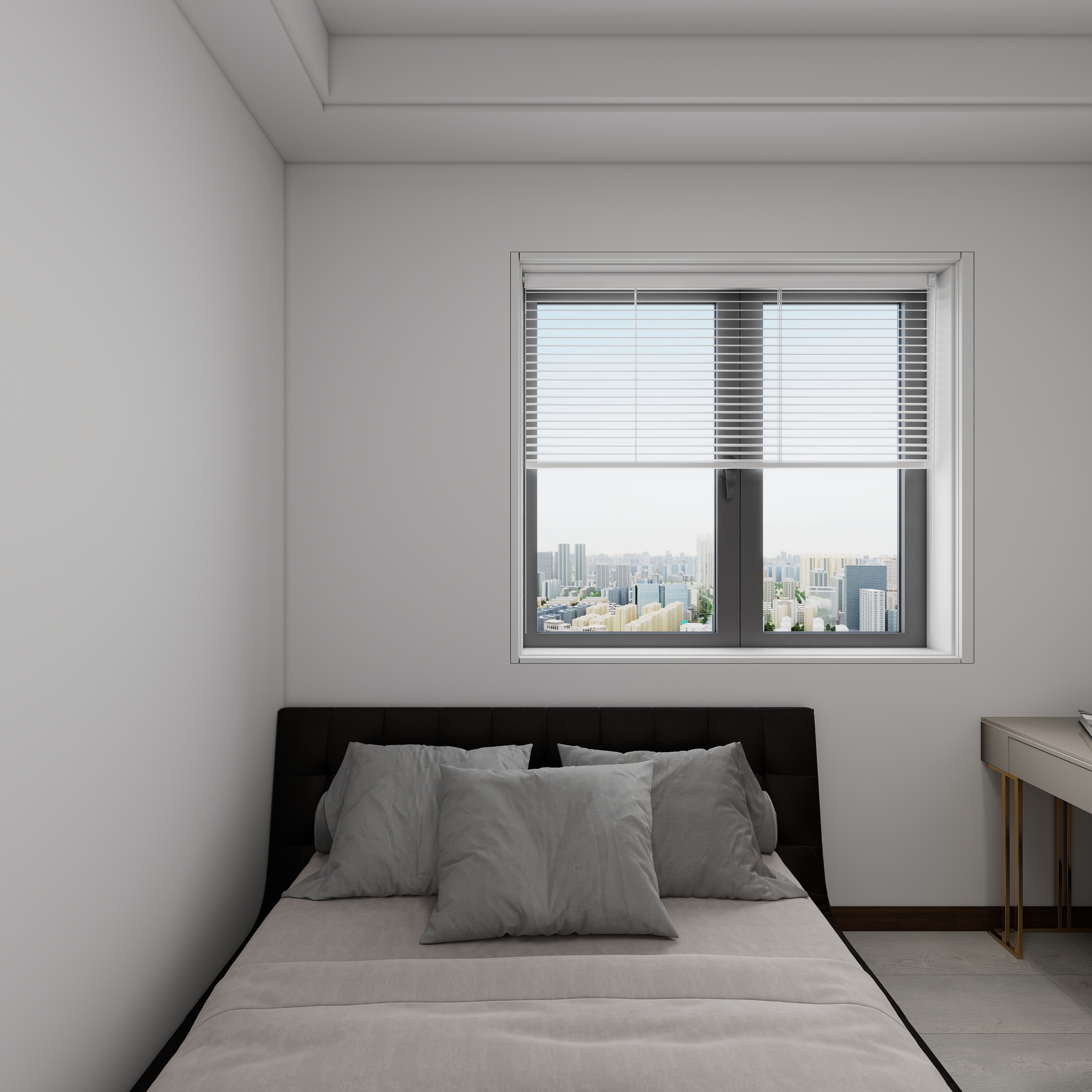 陆婧菡-杭州市建设职业学校-陆婧菡一层次卧装修效果图第4张