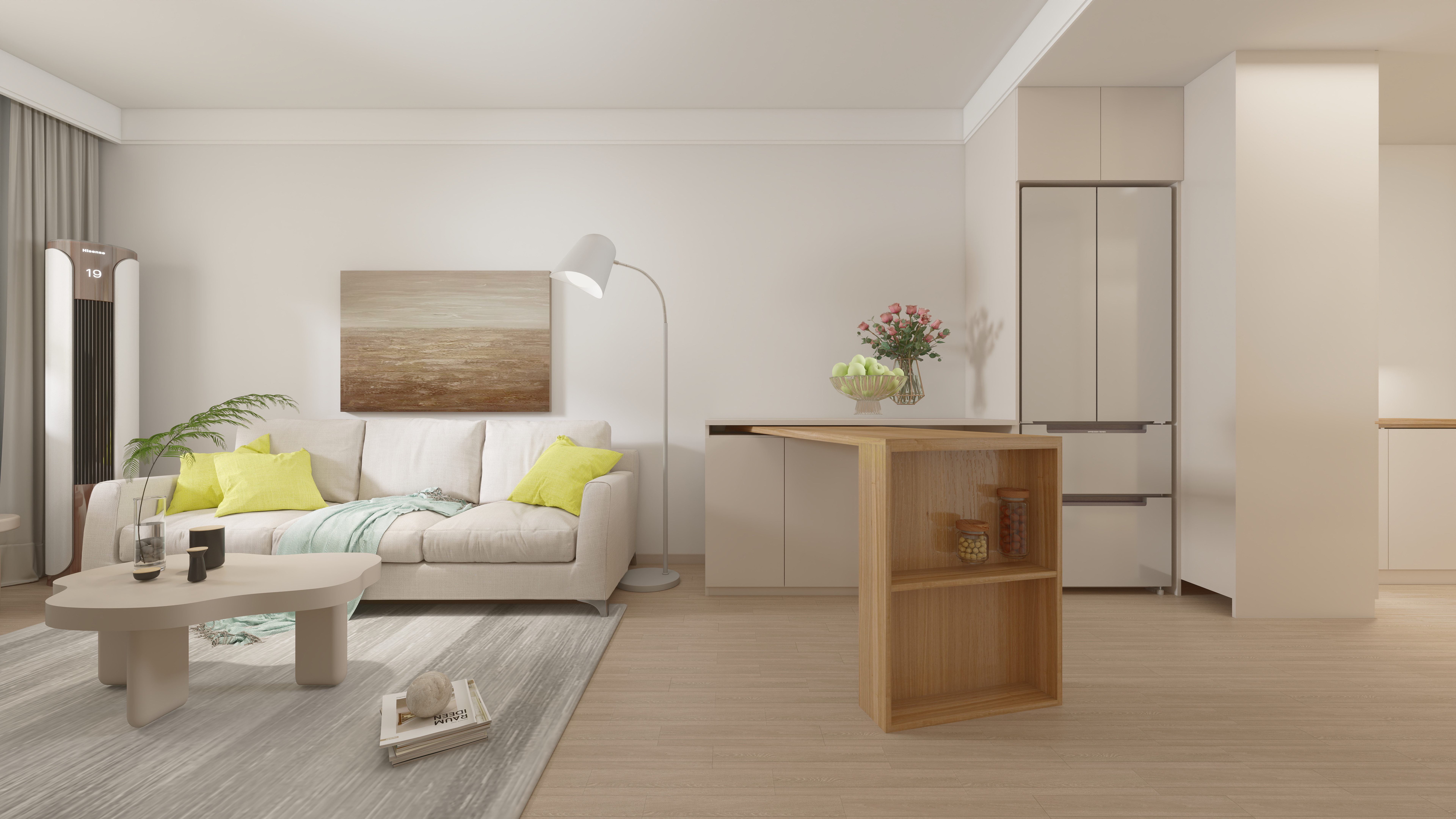 派欣-146㎡5室一层客餐厅装修效果图第3张