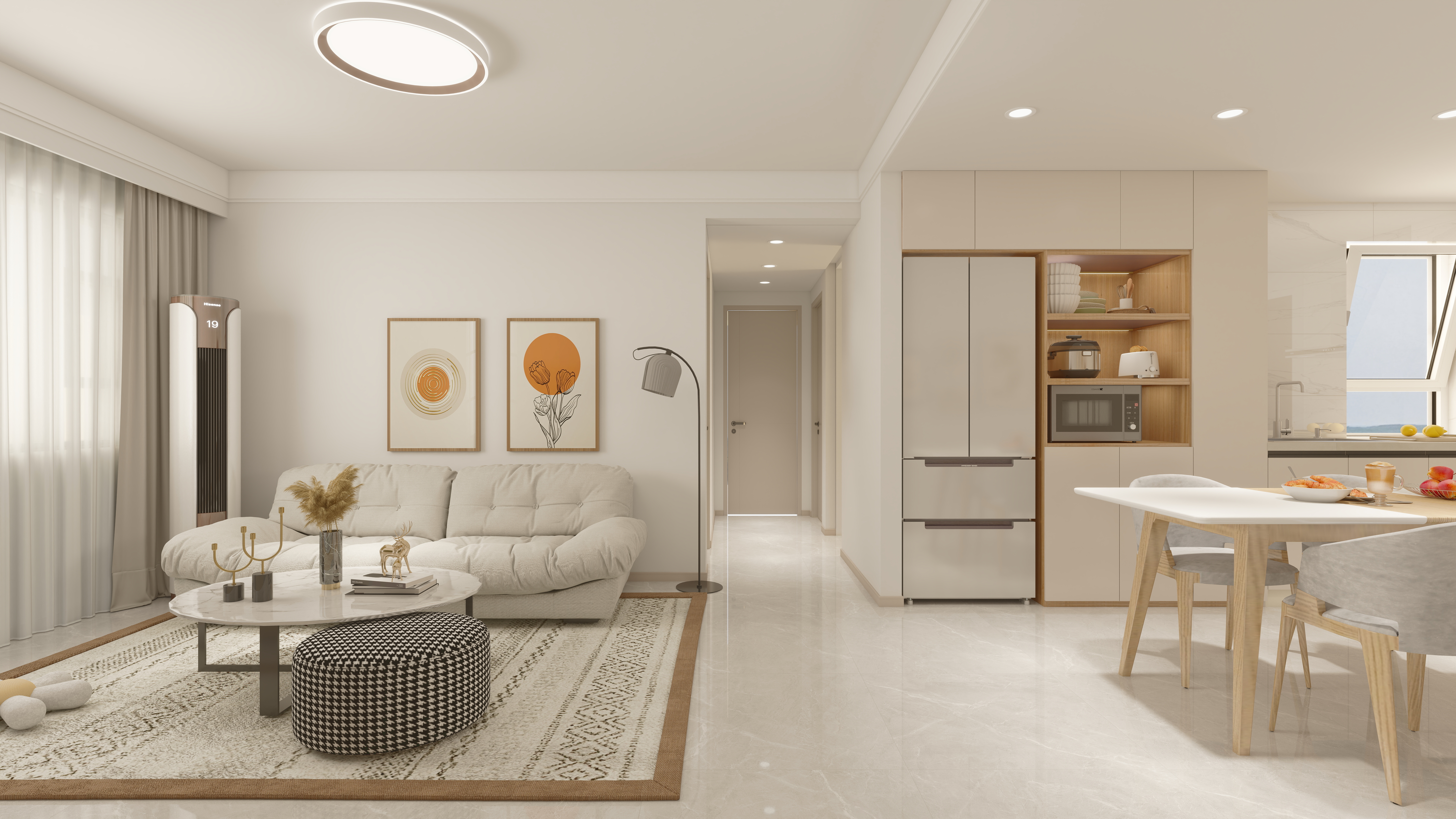 派欣-146㎡5室一层卧室装修效果图第3张