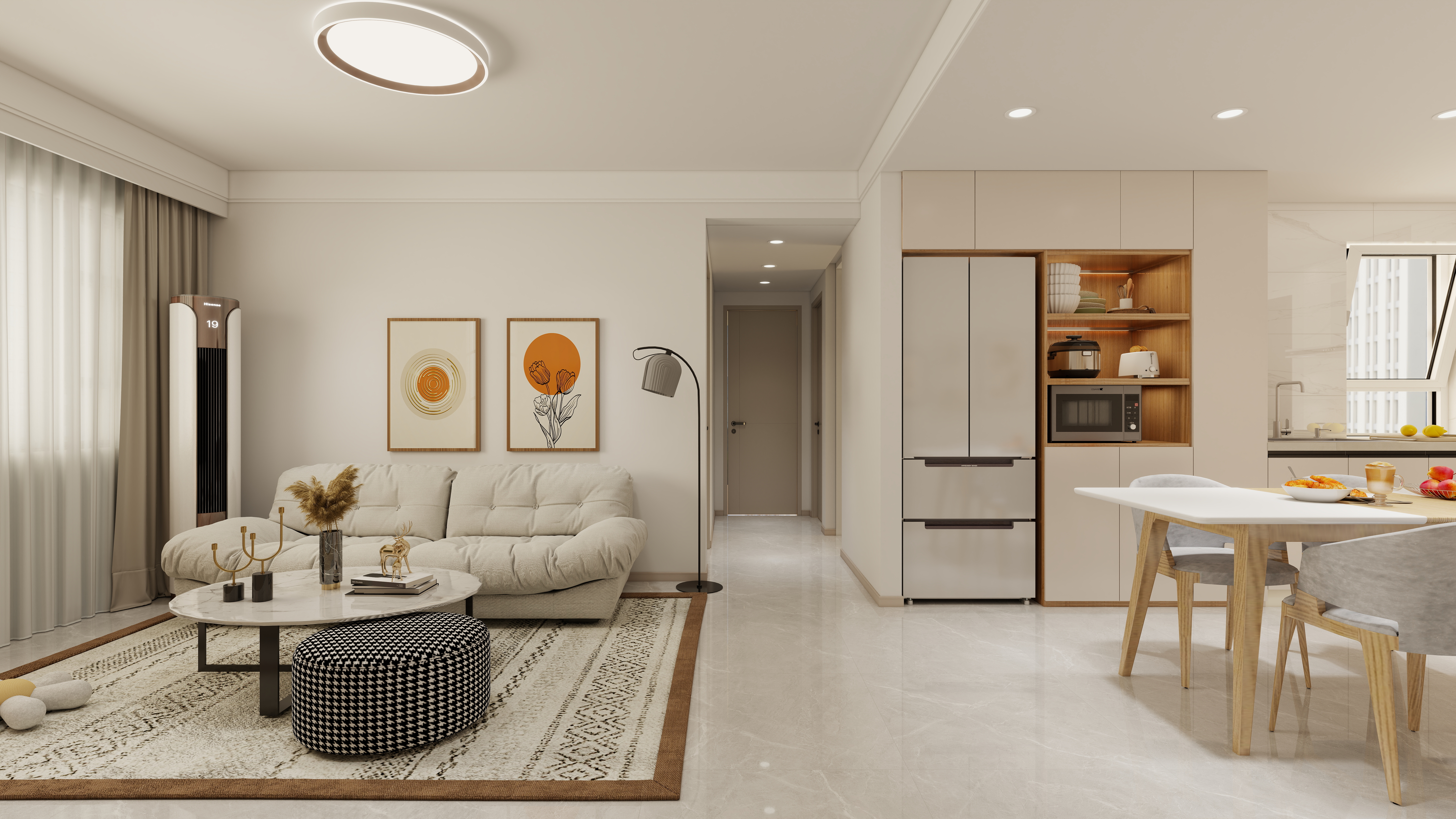 派欣-146㎡5室一层卧室装修效果图第4张