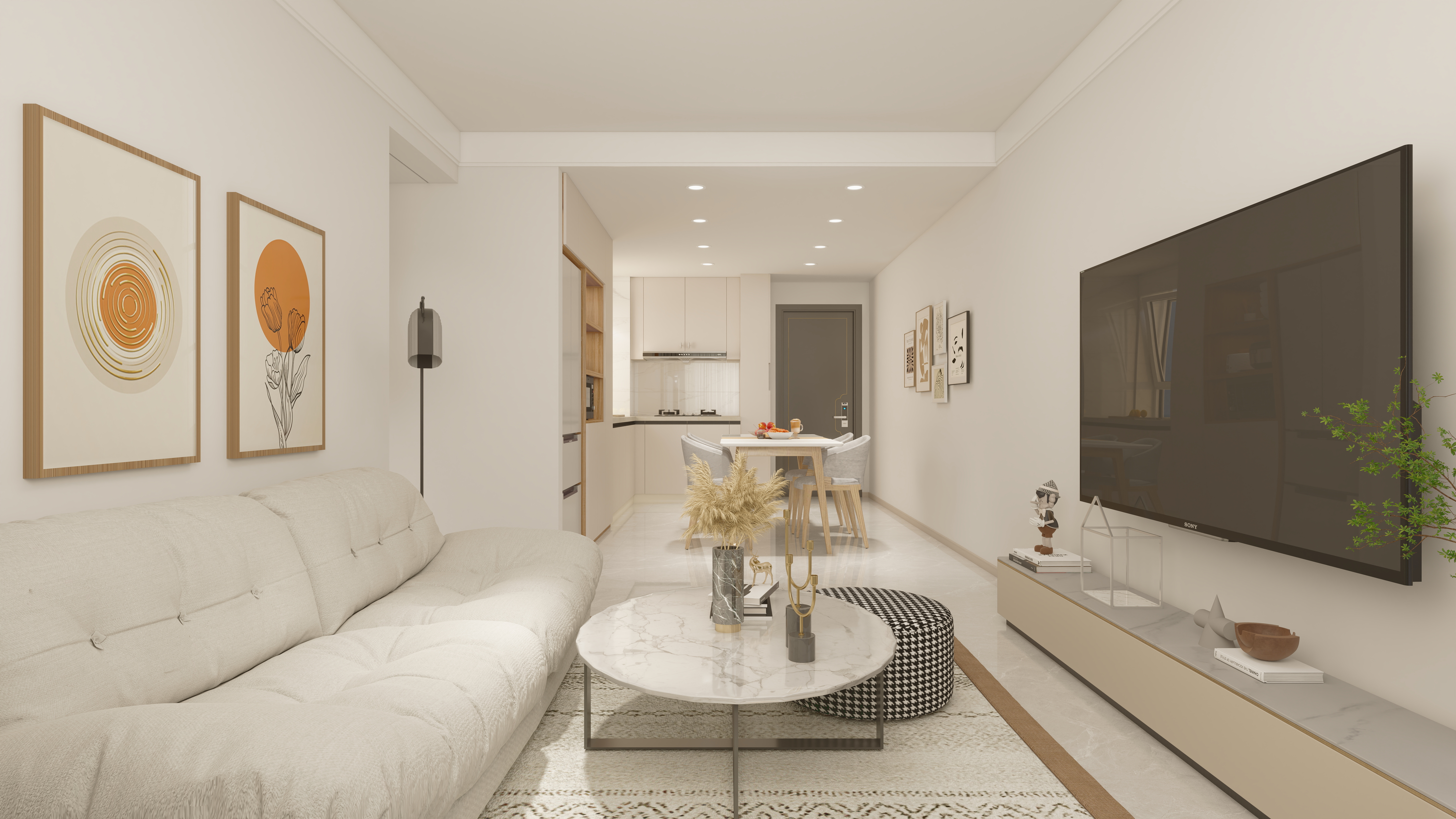 派欣-146㎡5室一层卧室装修效果图第2张