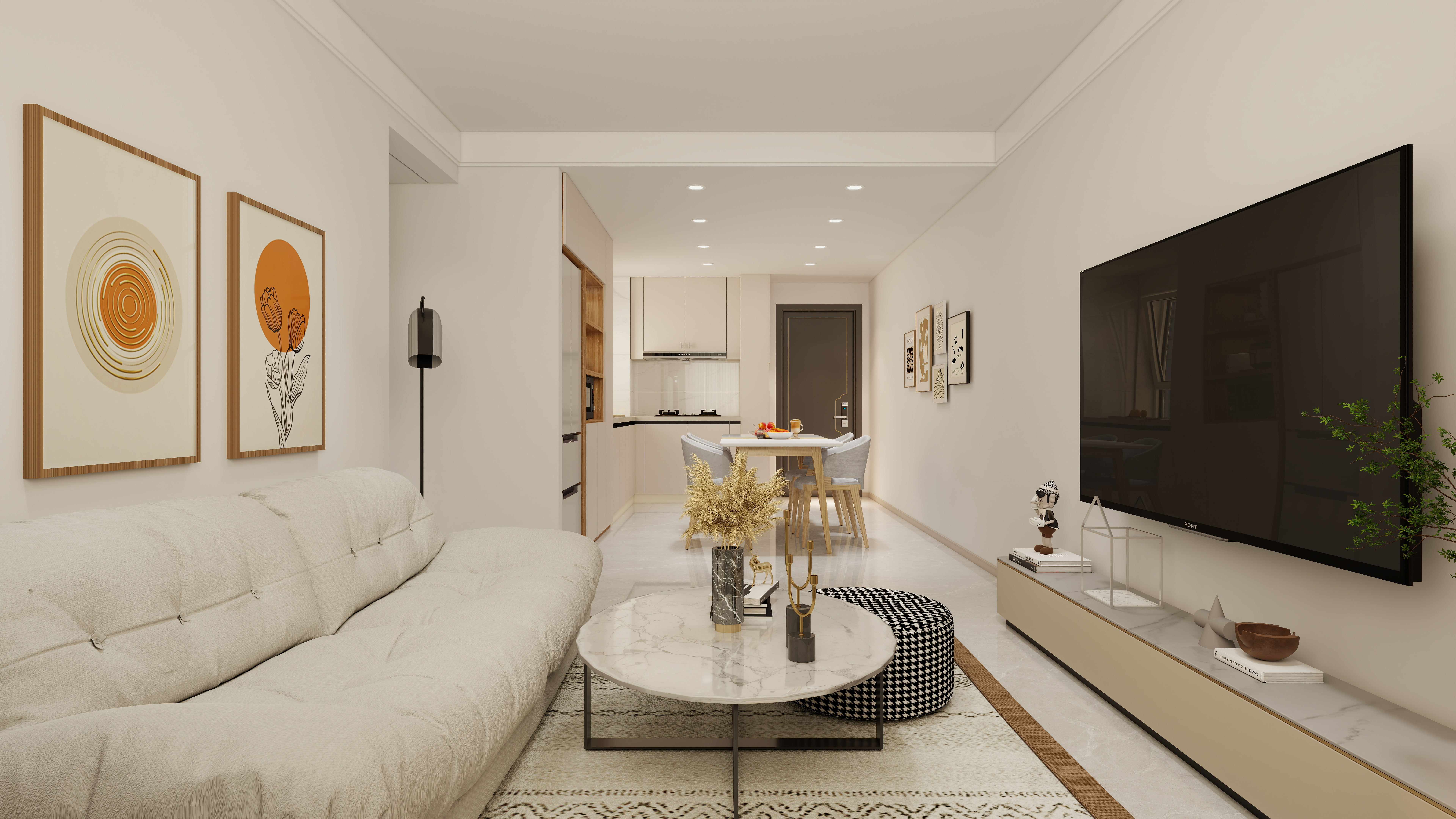 派欣-146㎡5室一层卧室装修效果图第5张