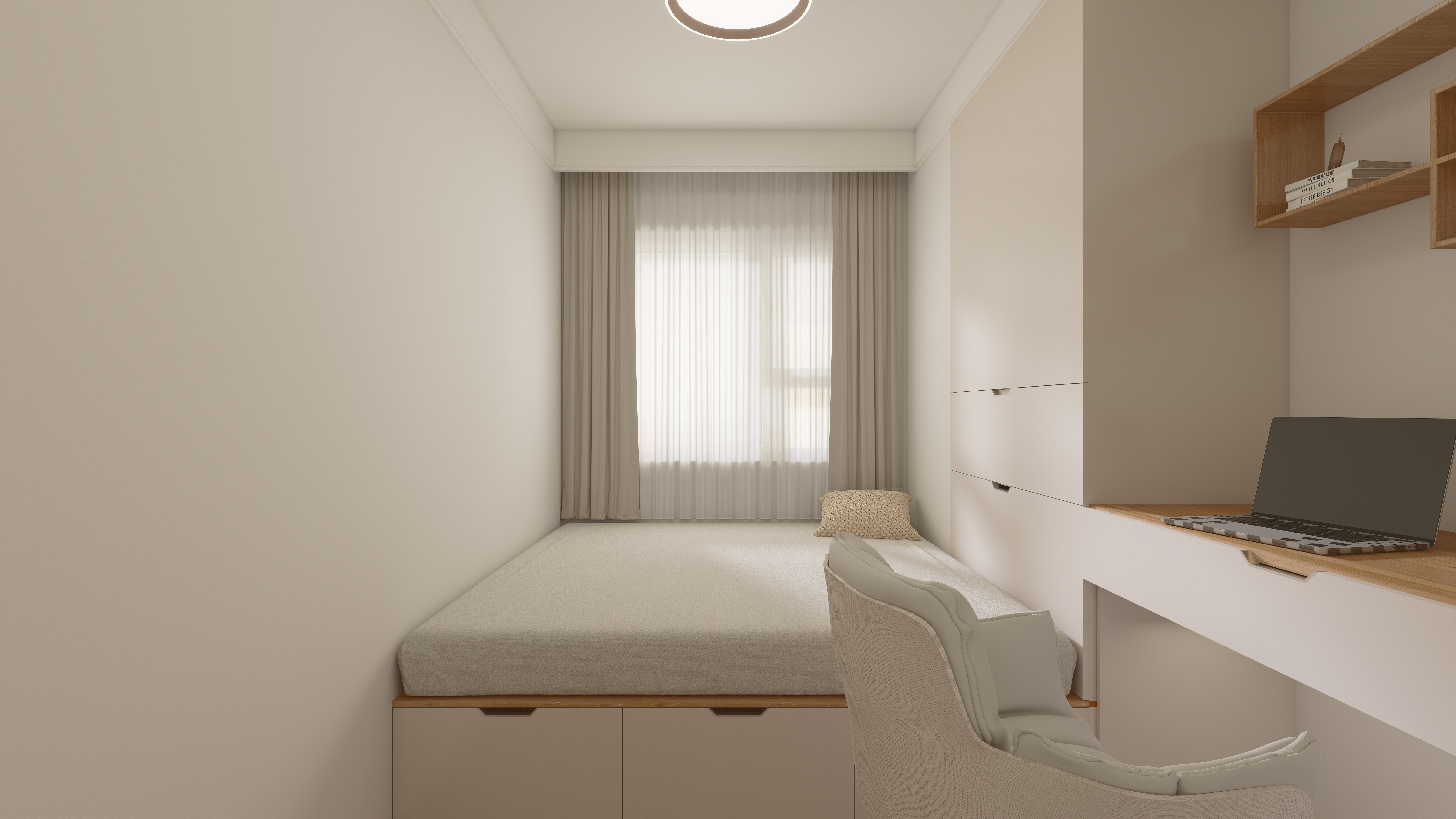 派欣-146㎡5室一层多功能室装修效果图第2张