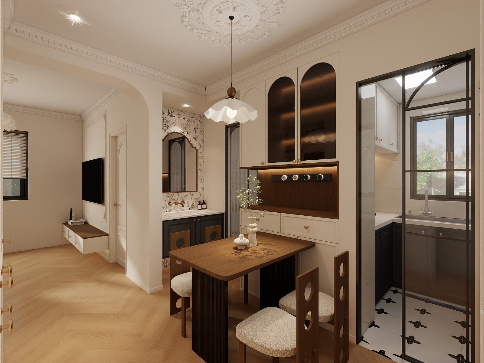 夏梦焱-法式中古-装修设计方案