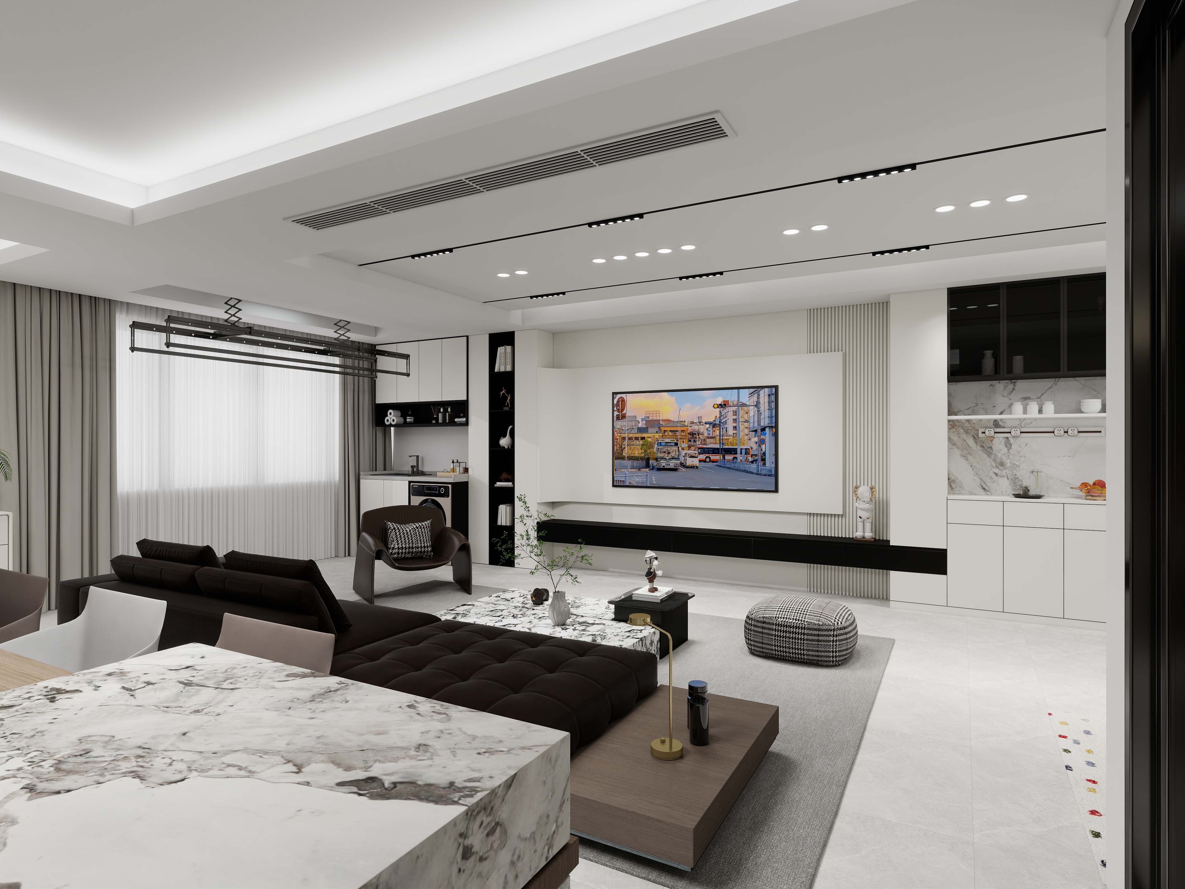 栖寐-【简意跃白】跃层四室两厅205㎡ -装修设计方案