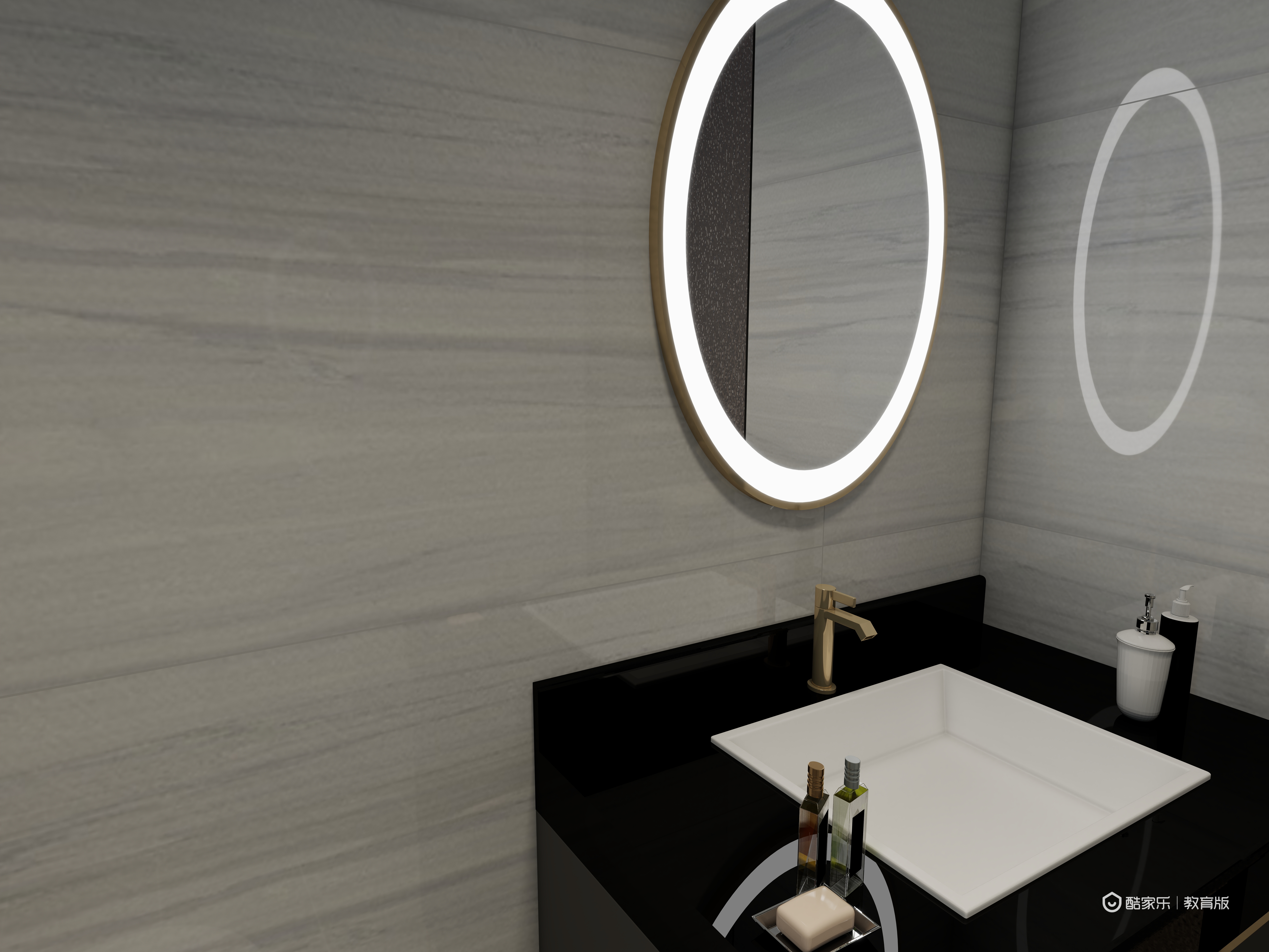 陈哲guJj-湖州职业技术学院—陈哲一层次卫装修效果图第2张